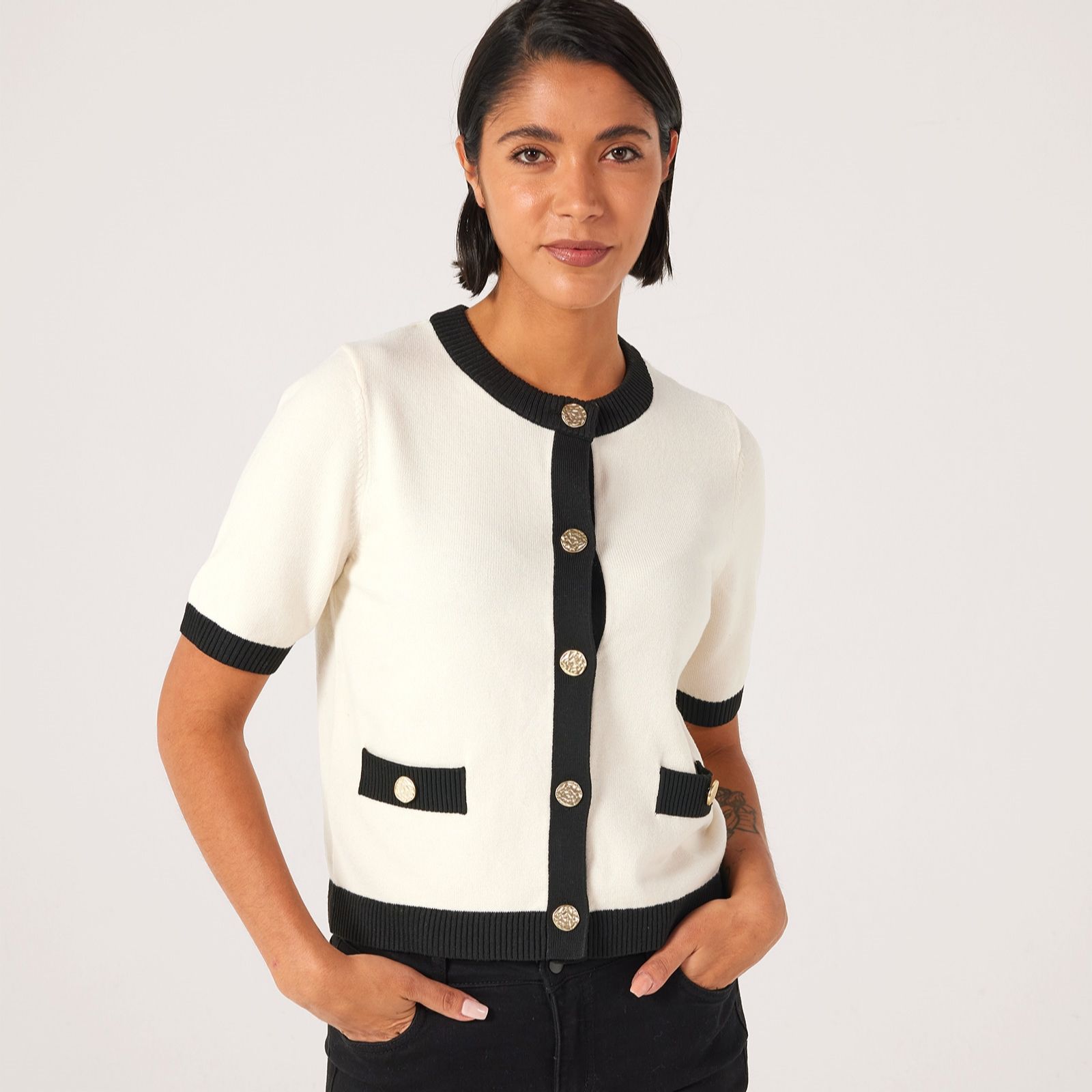 Only Coco Button Detail Cardigan