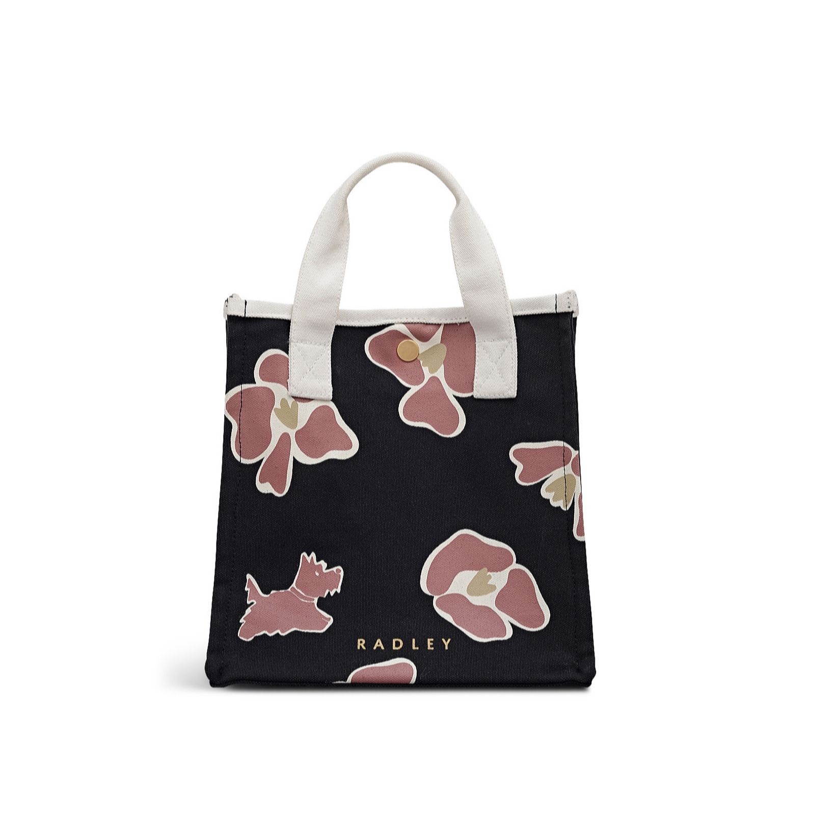Radley Abstract Floral Canvas Grab Bag