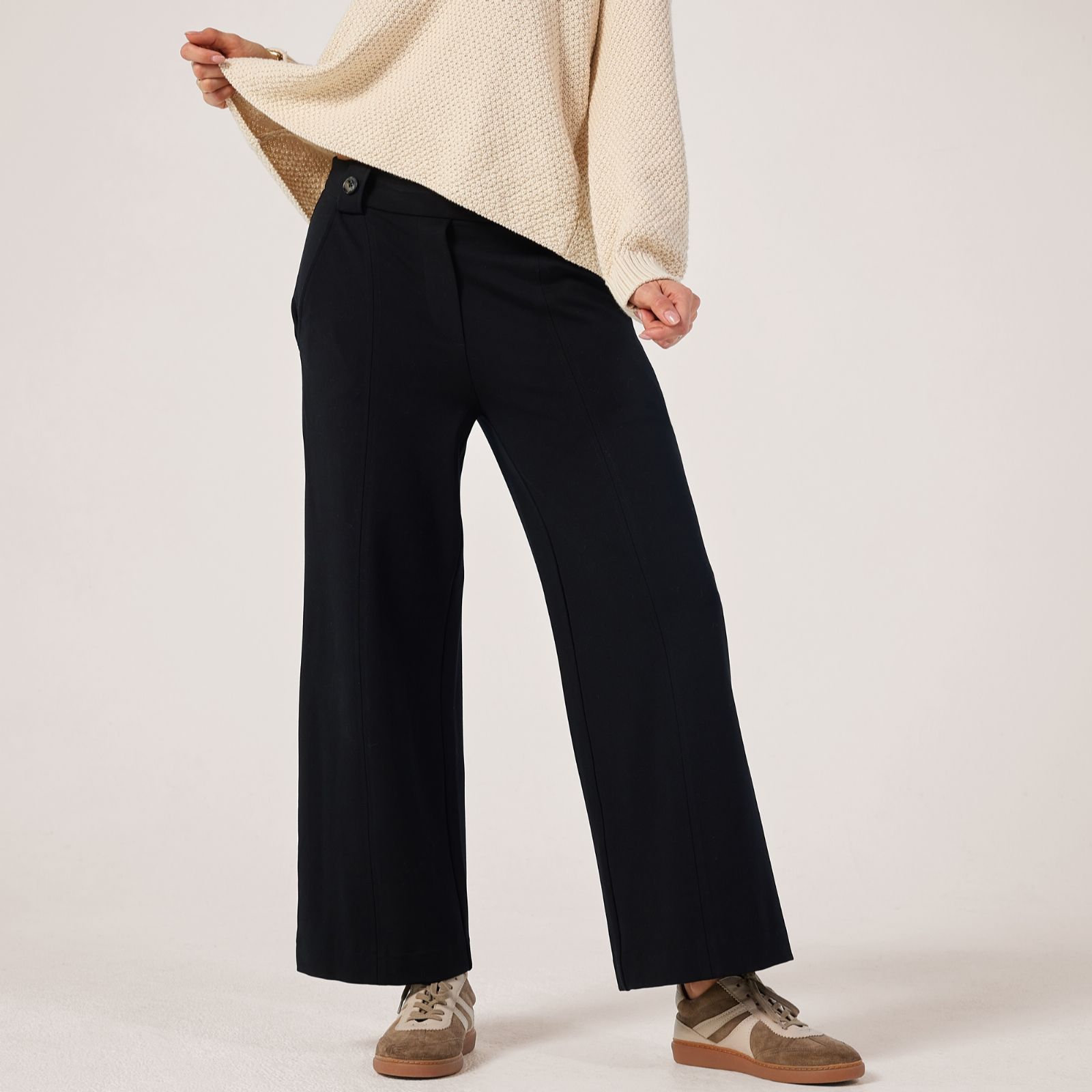Masai Copenhagen Paxora Jersey Stretch Ponte Cropped Trousers