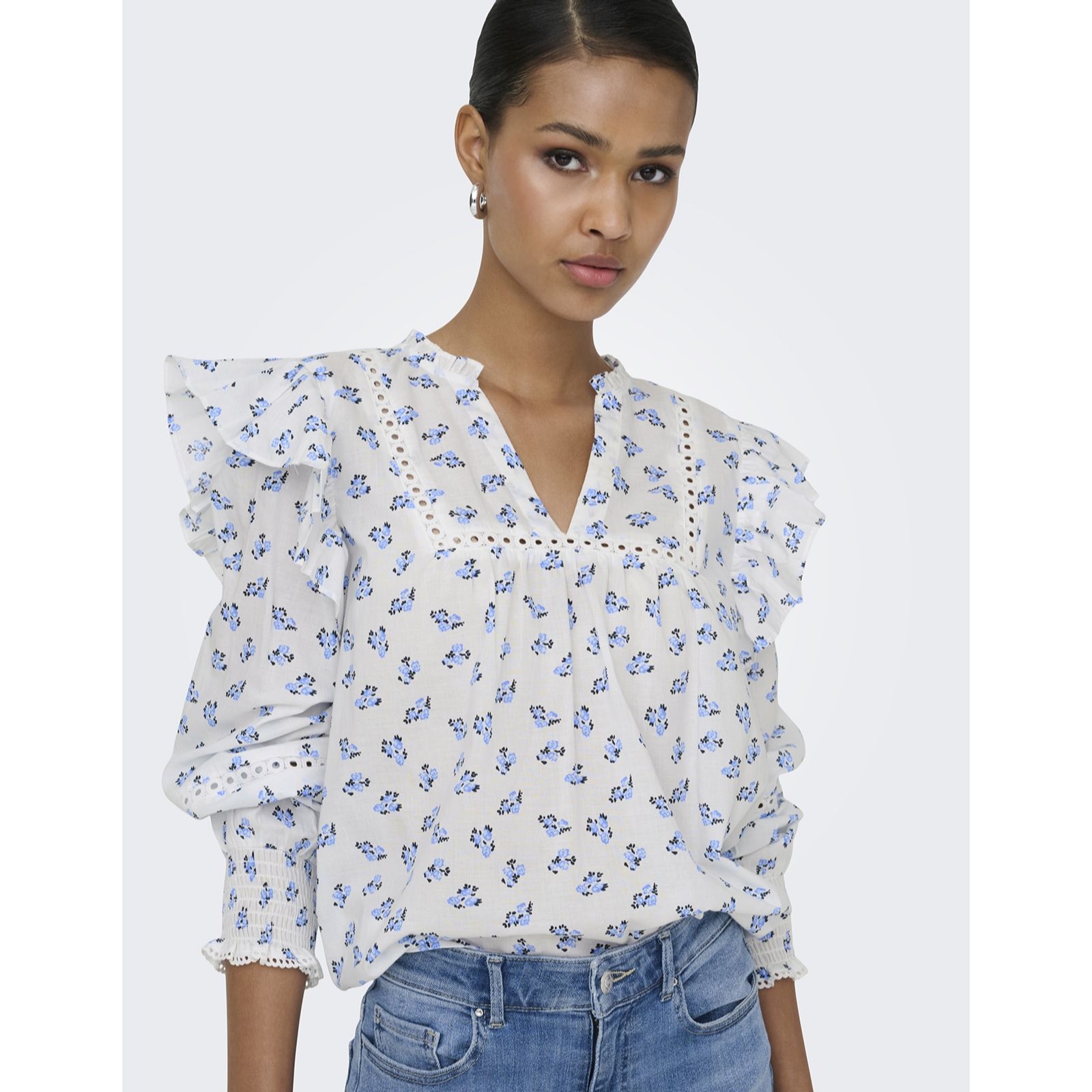 Only Idris Frill Detail Blouse