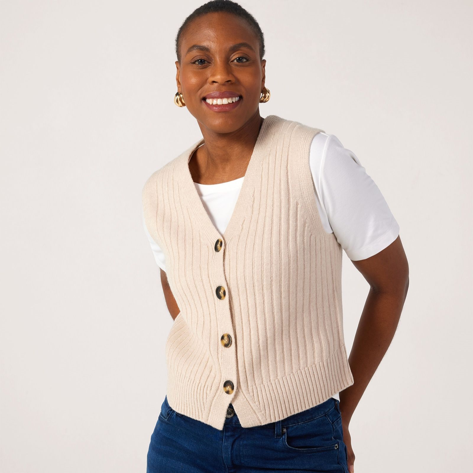 Ben de Lisi Knitted Waistcoat