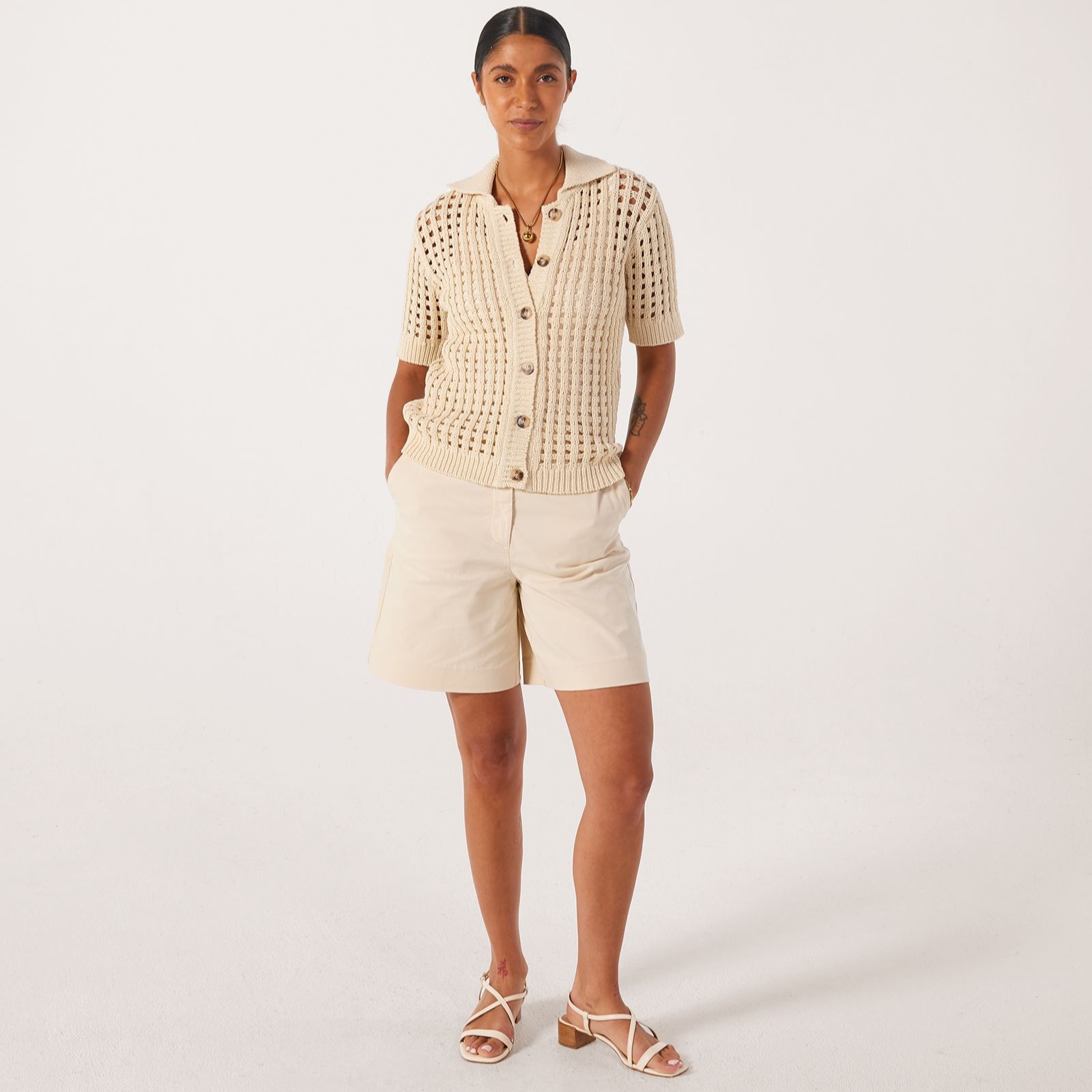 Selected Femme Open Knit Cardigan