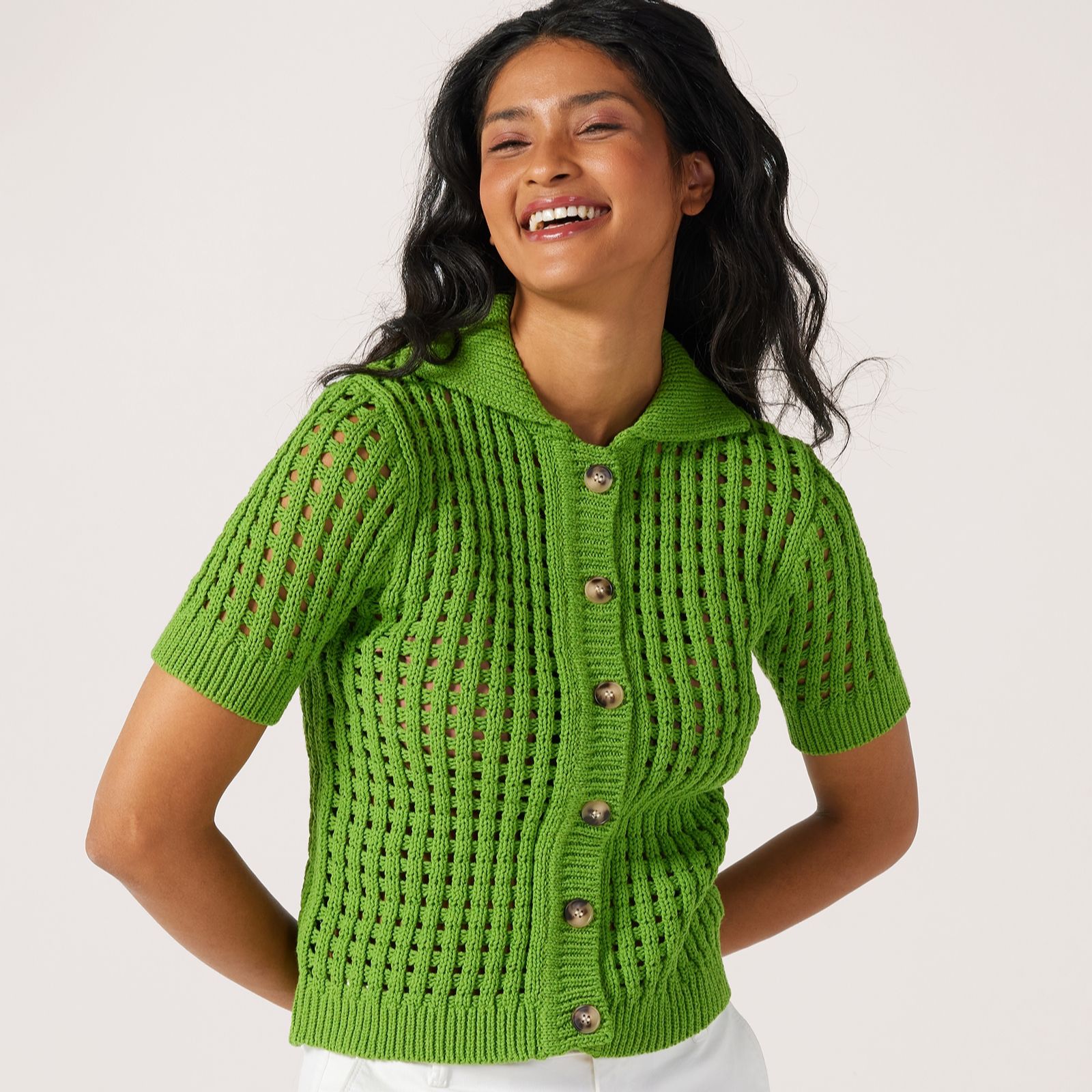 Selected Femme Open Knit Cardigan