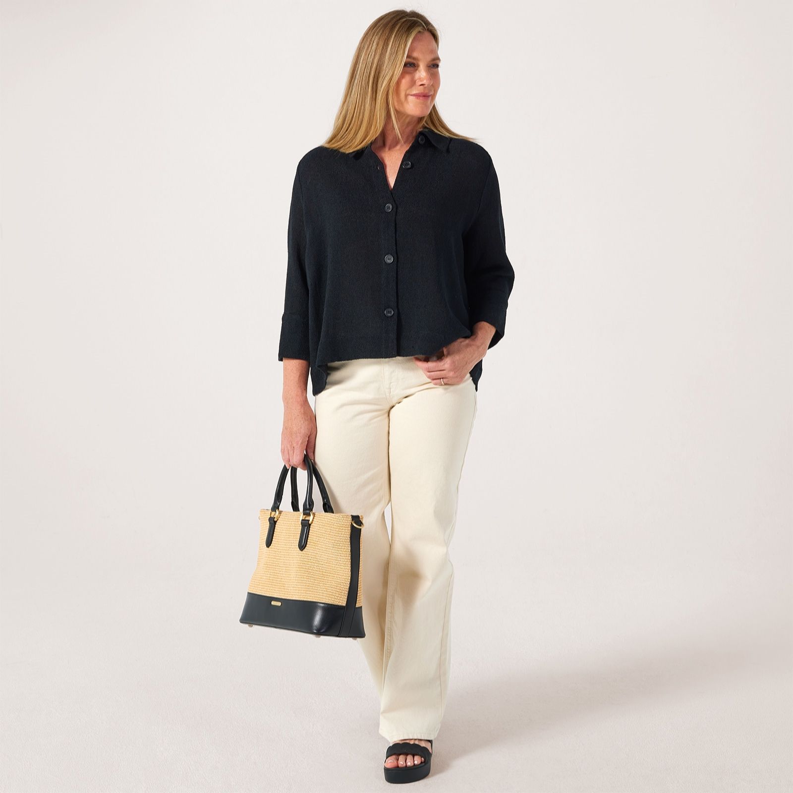 Masai Copenhagen Idakaia Light Boucle Button Up Jacket