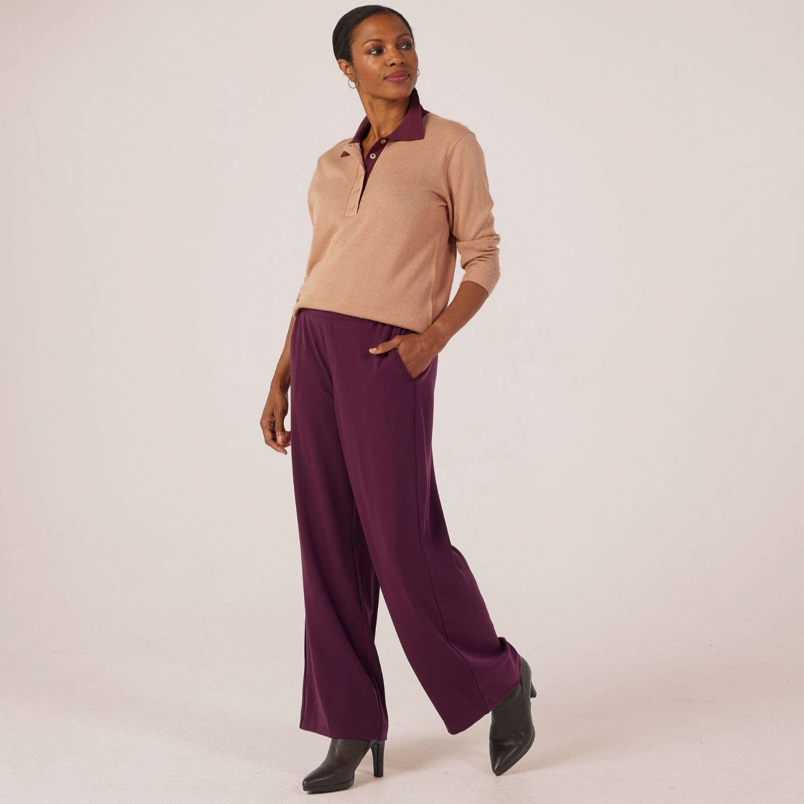 Ruth Langsford Wide Leg Trousers Standard