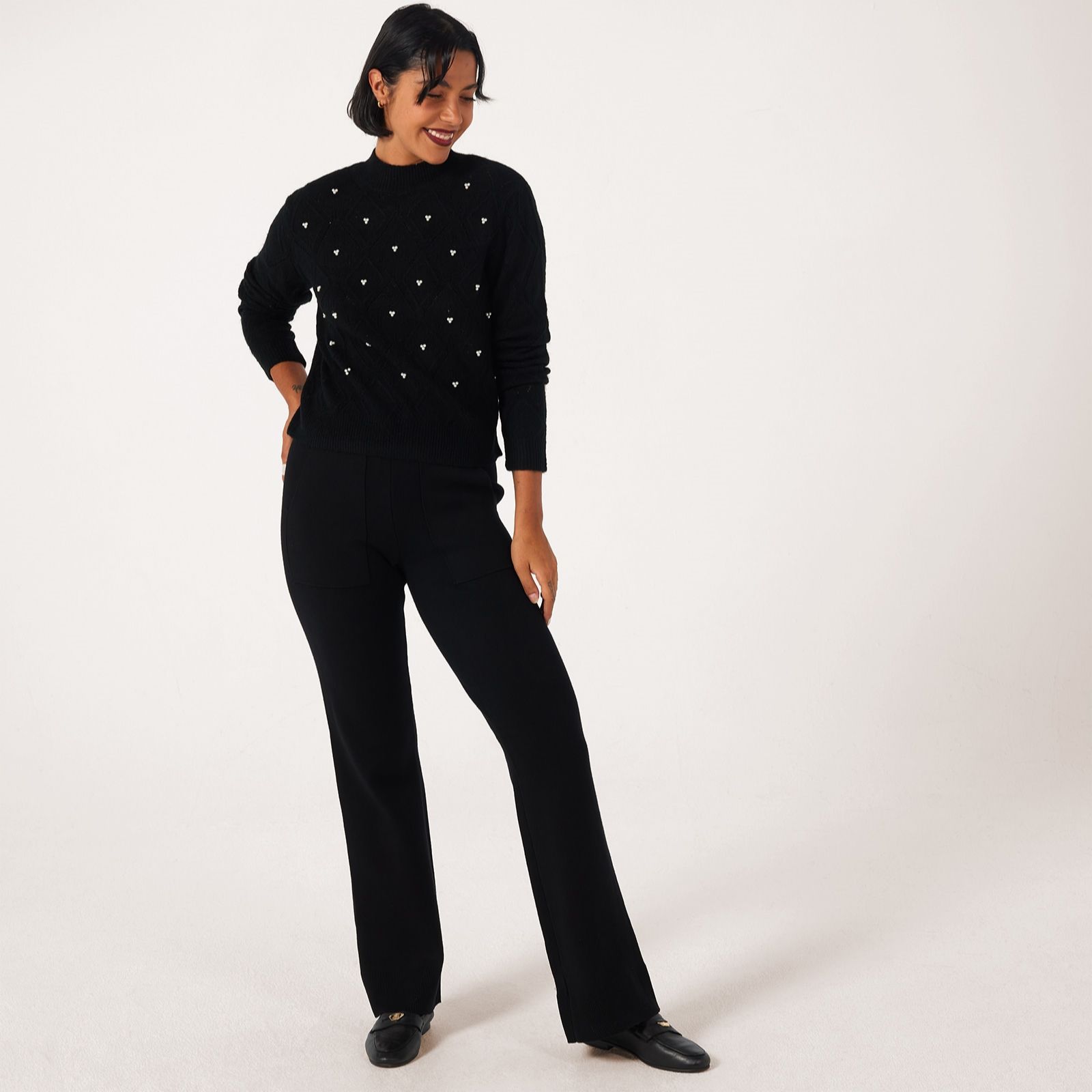 JDY Noomi Pearl Pointelle Jumper