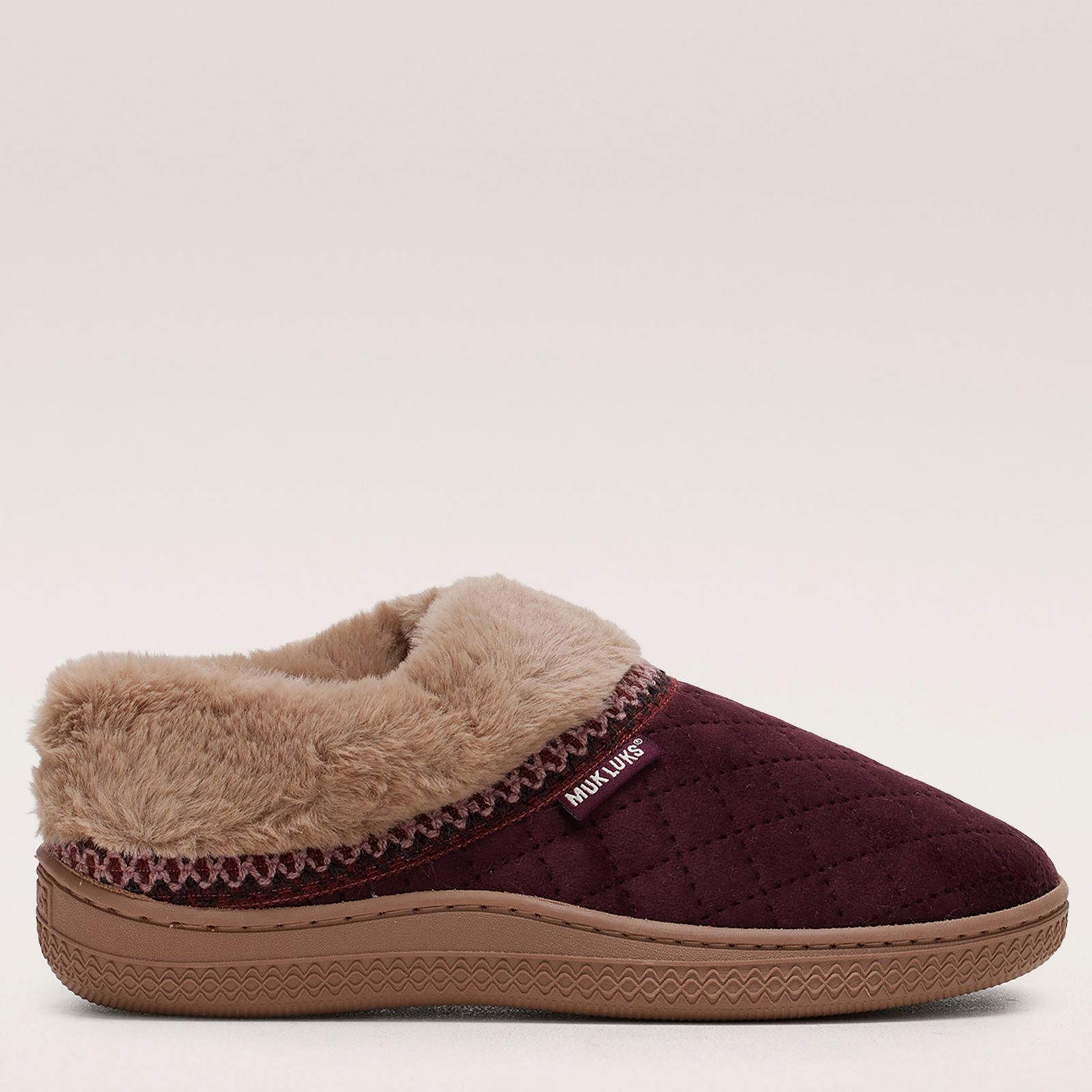 Muk Luks Charlee Fur-Lined Slippers