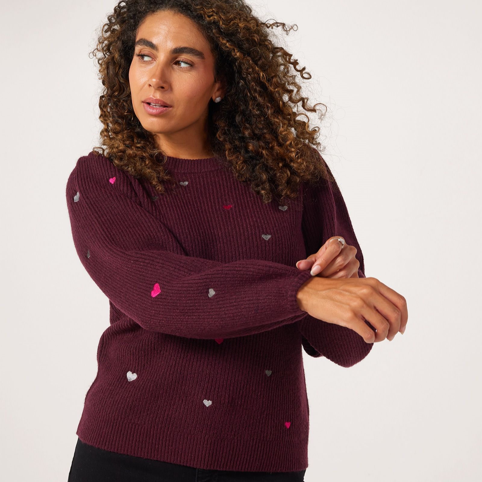Dannii Minogue Embroidered Jumper Petite