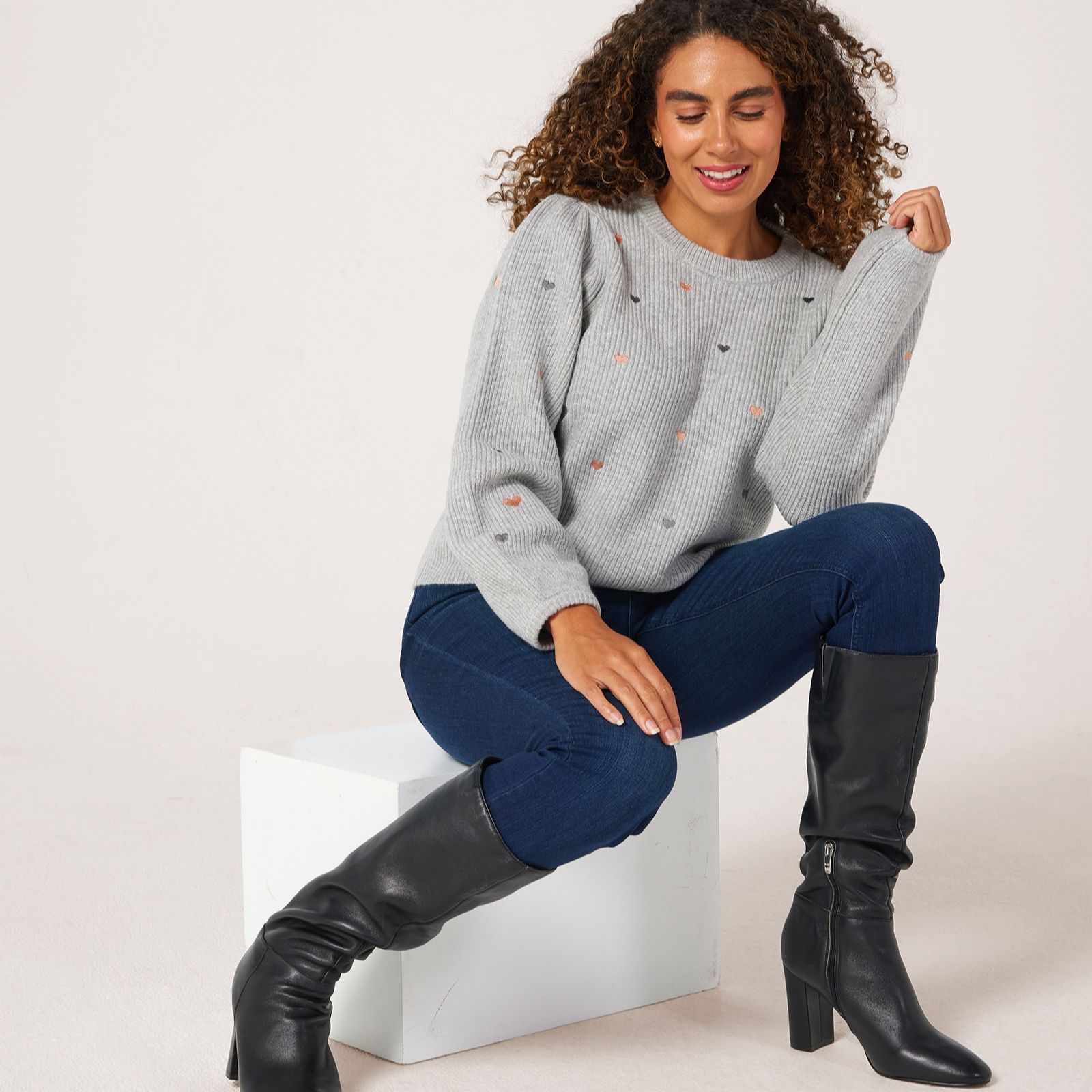 Dannii Minogue Embroidered Jumper Petite