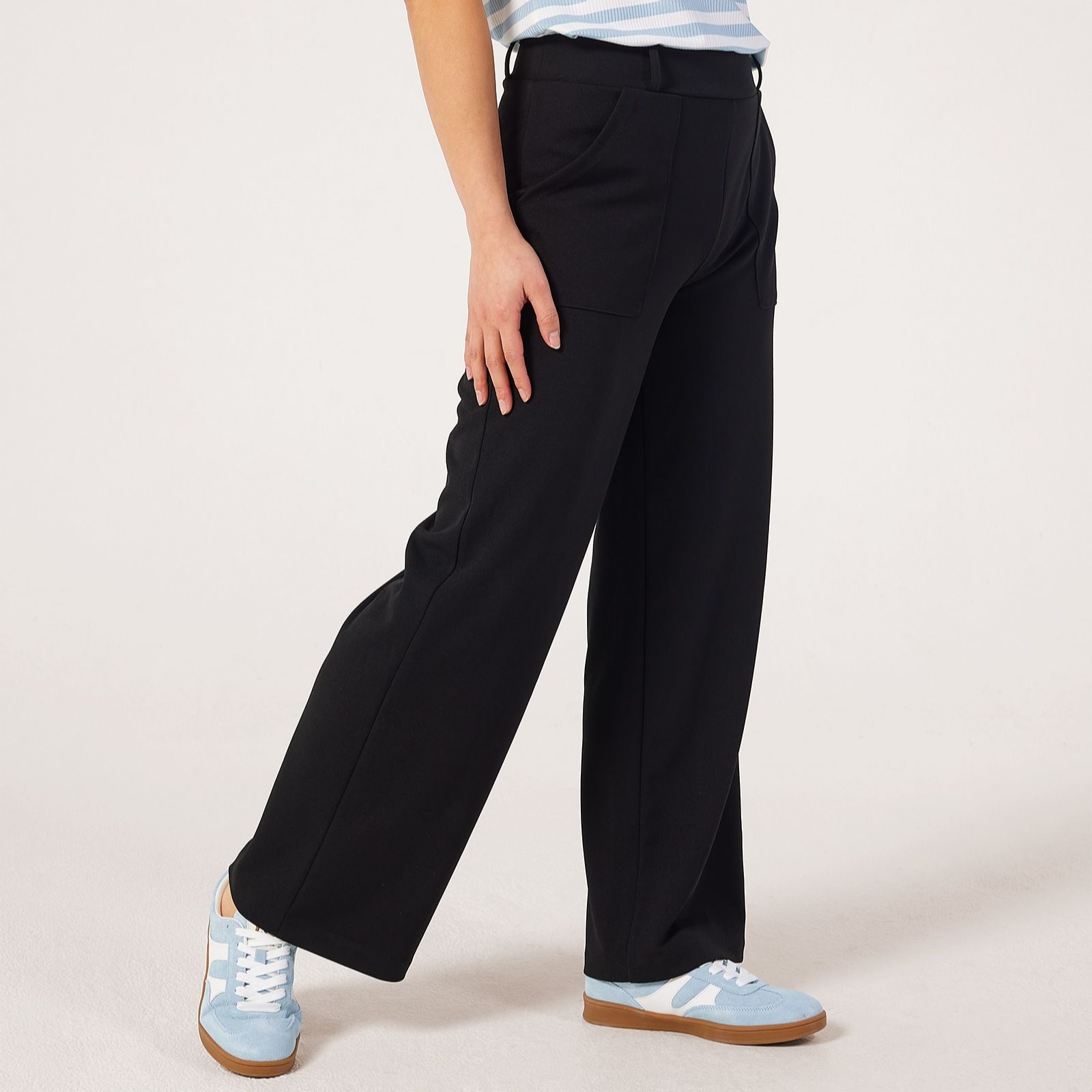 Kim & Co Ponte Crepe Straight Classic Standard Trousers
