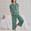 Chelsea Peers Classic Short Sleeve Crew Neck Long PJ Set