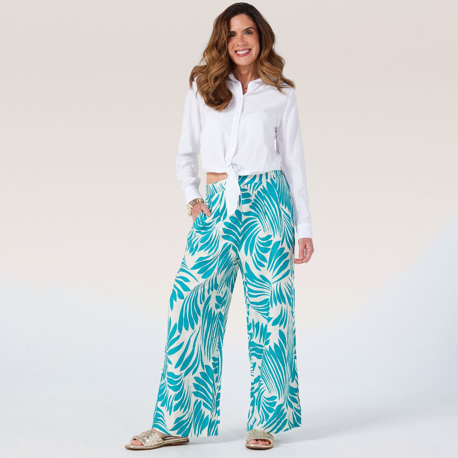 Izabel London Printed Trousers