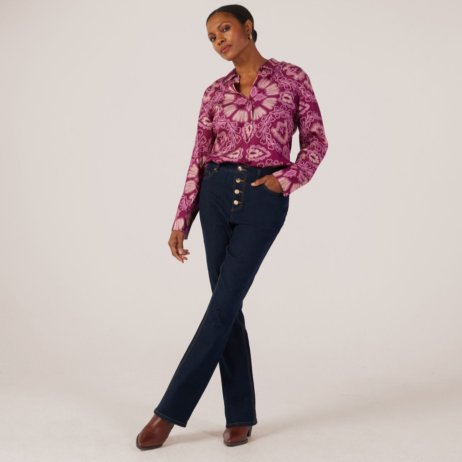 Ruth Langsford Placement Print Shirt