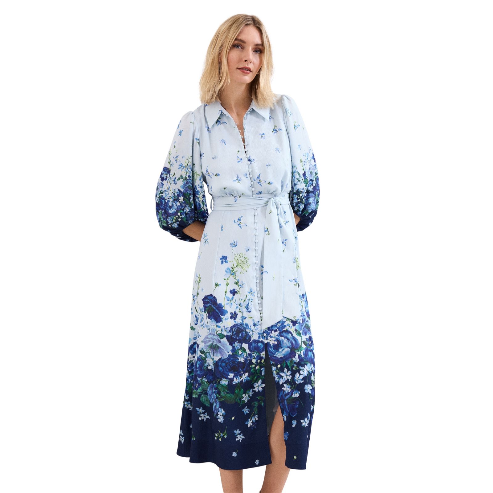 Phase Eight Noella Graduating Floral Midaxi Dress Petite