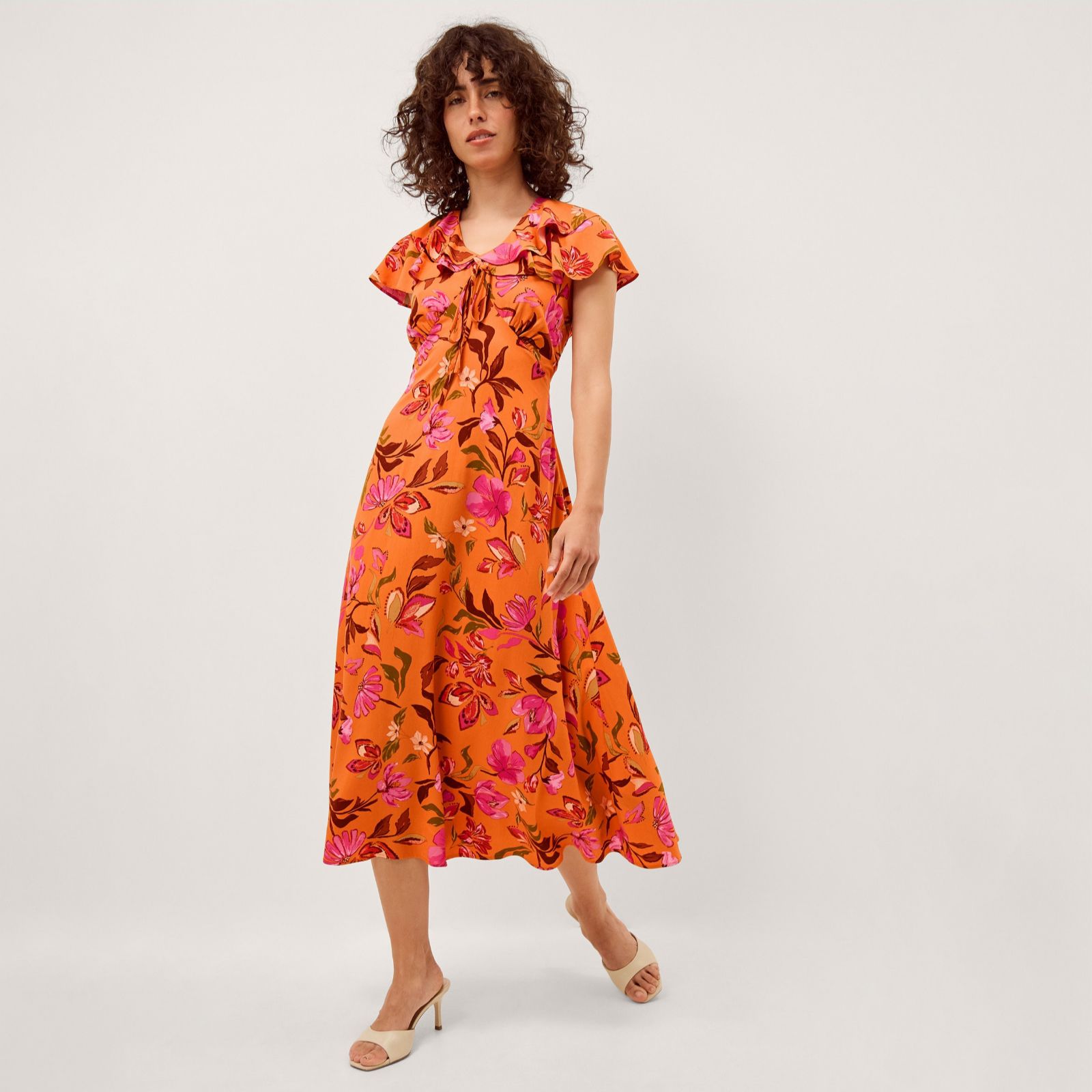 Monsoon Perrie Print Dress