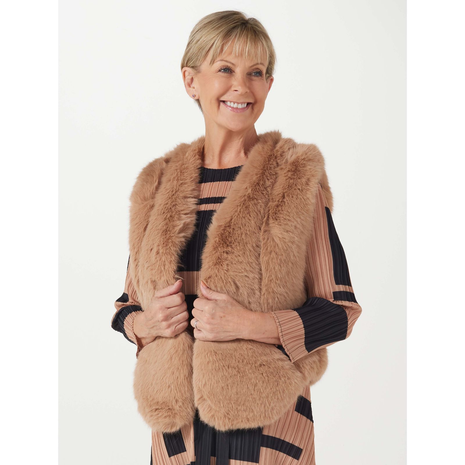 Faux fur gilet on sale sainsburys