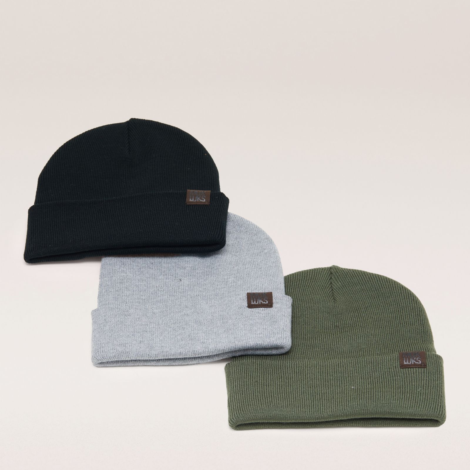 Muk Luks 3pk Classic Beanie Hats
