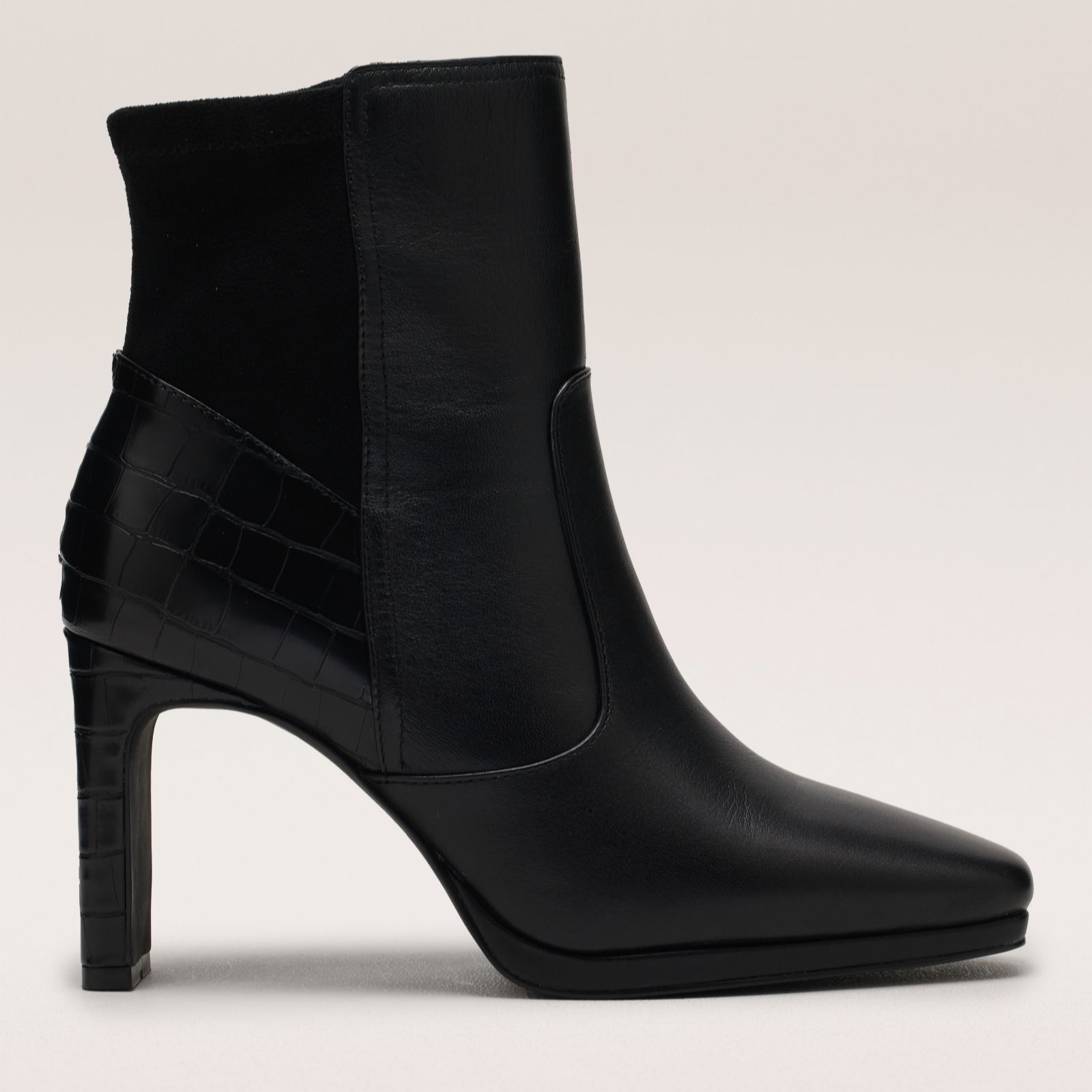 Outlet Ruth Langsford Leather Heeled Boot