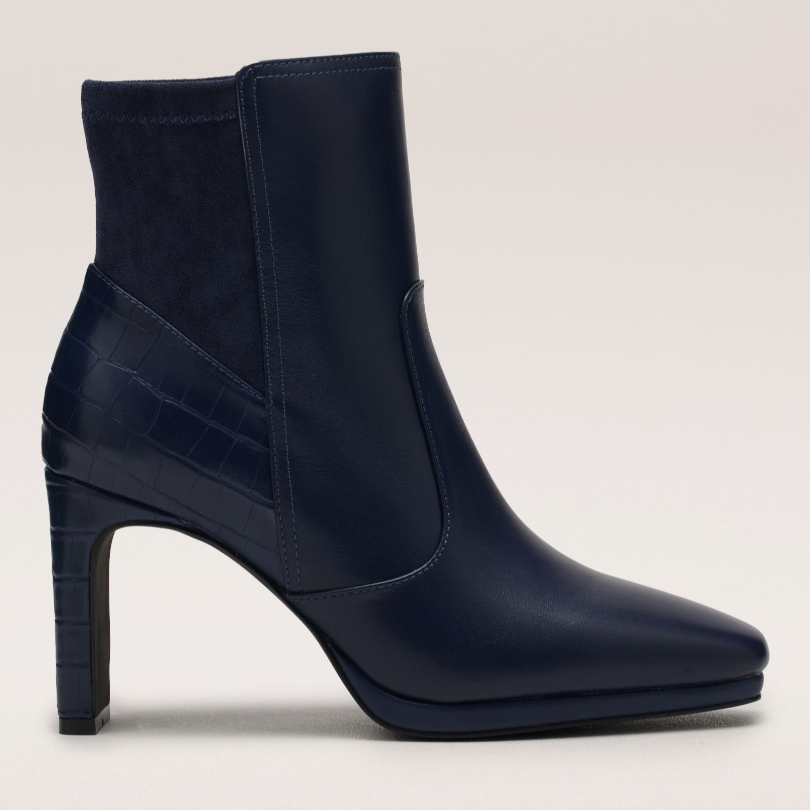 Outlet Ruth Langsford Leather Heeled Boot