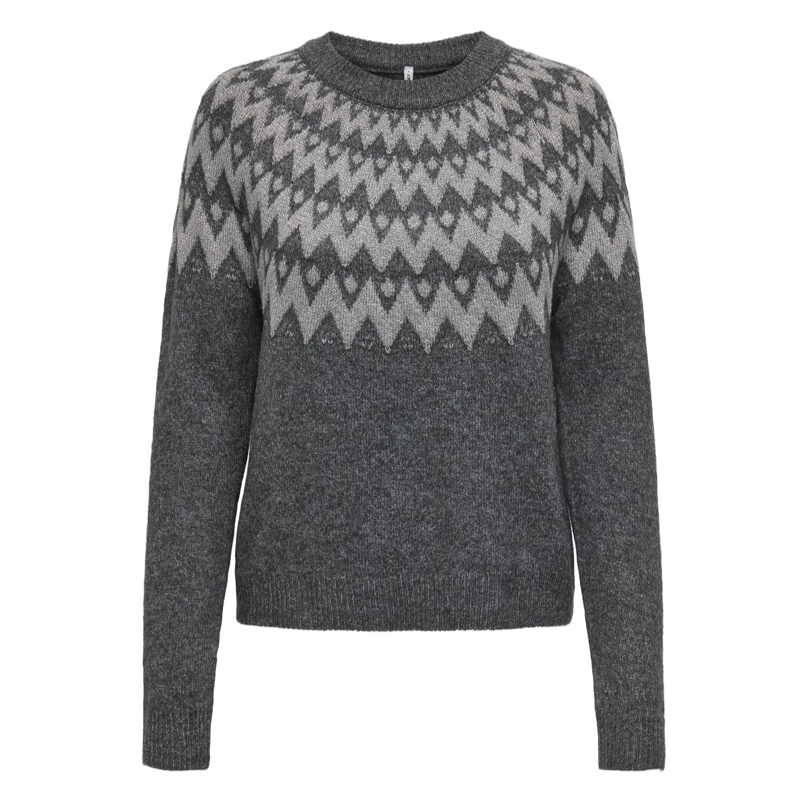 Only Fry Lurex Fairisle Jumper