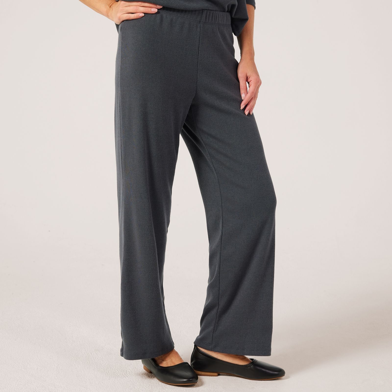 Kim & Co Divine Knit Kristy Straight-Leg Standard Trousers
