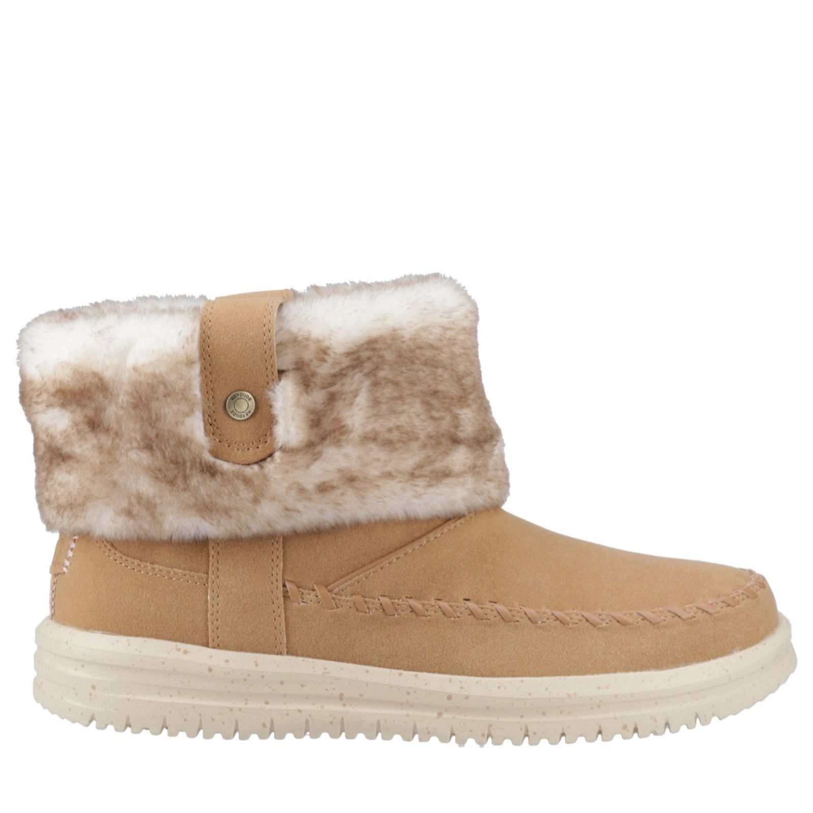 HEYDUDE Women's Camden Cuff Classic Cozy Boot