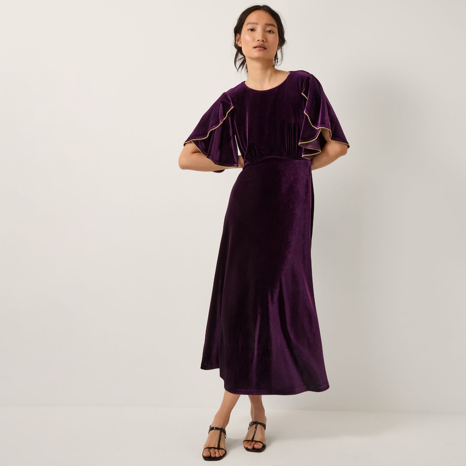 Monsoon Cecelia Cape Dress