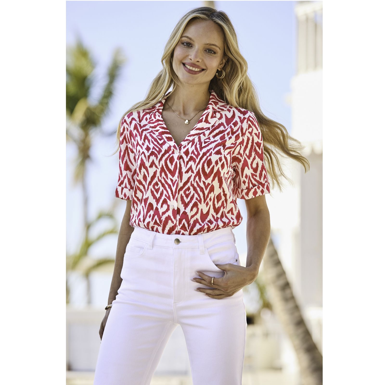 Sosandar Rever Collar Shirt