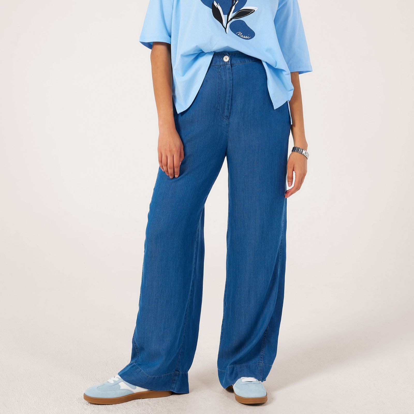 Masai Copenhagen Pelyra Light Denim Trouser