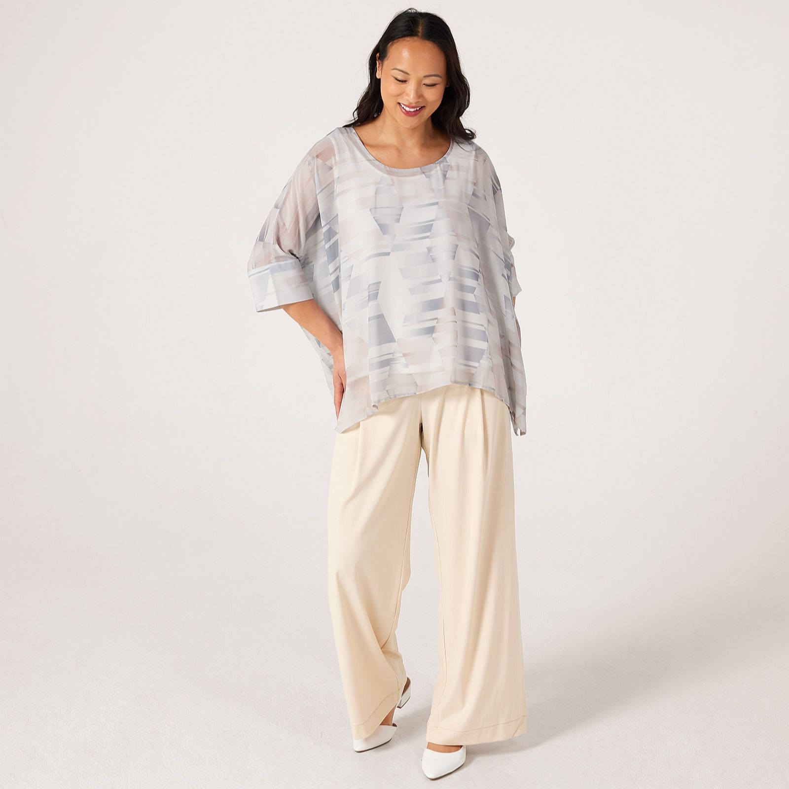 MarlaWynne Layers Chiffon Poncho