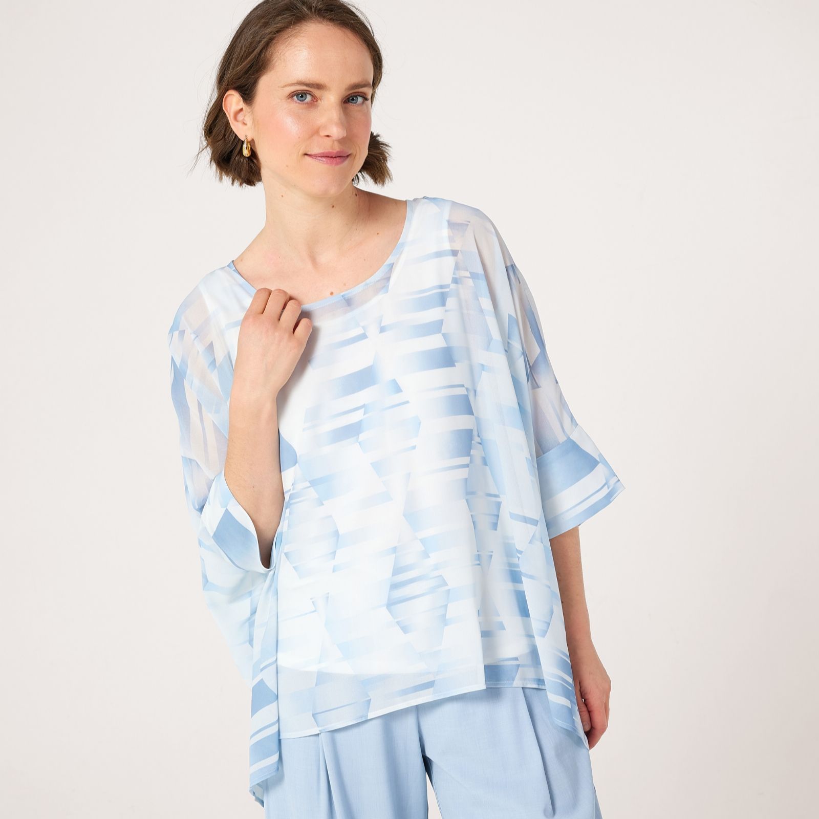 MarlaWynne Layers Chiffon Poncho