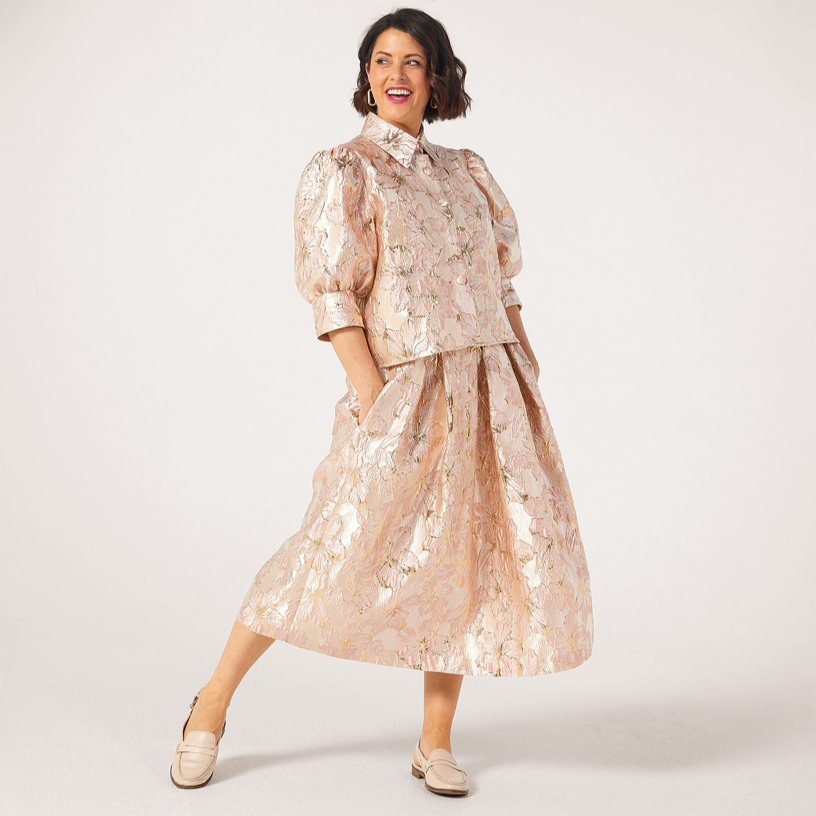 Helene Berman X Katy Limited Edition Jacquard Skirt