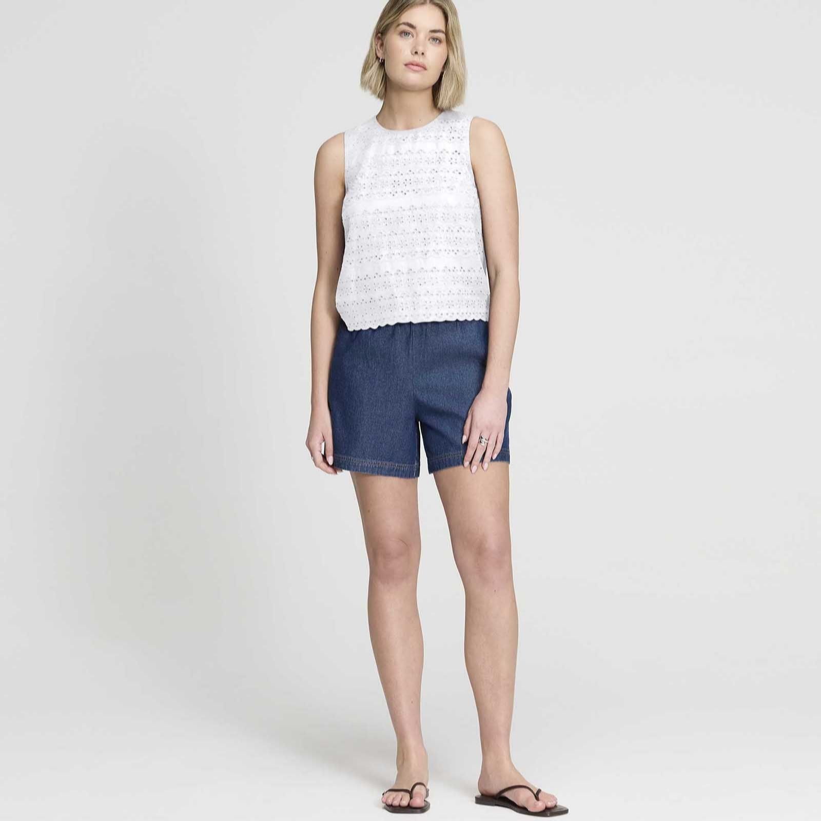 Finery London Gloria Cotton Broderie Top
