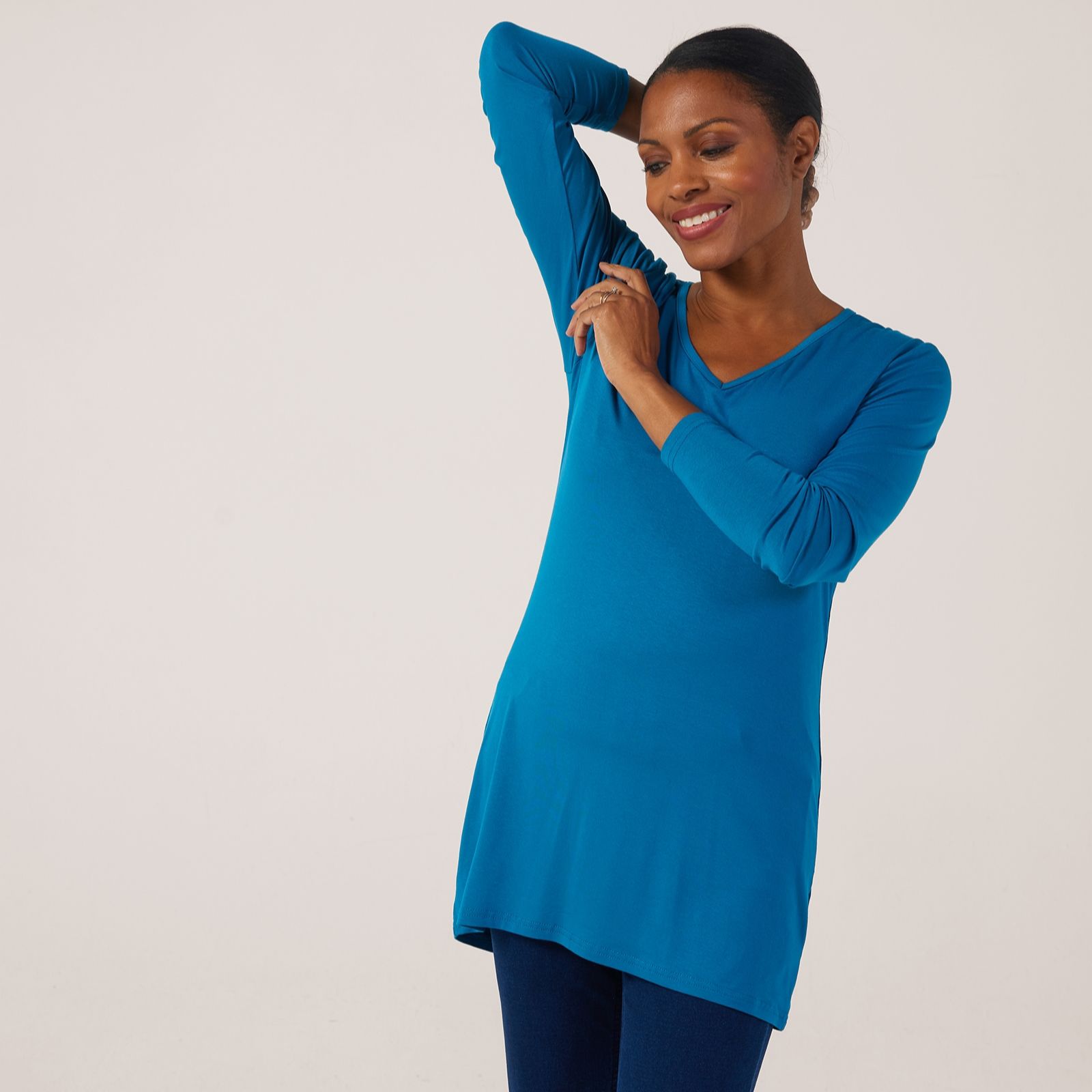 Malissa J Long Sleeve V-Neck Top