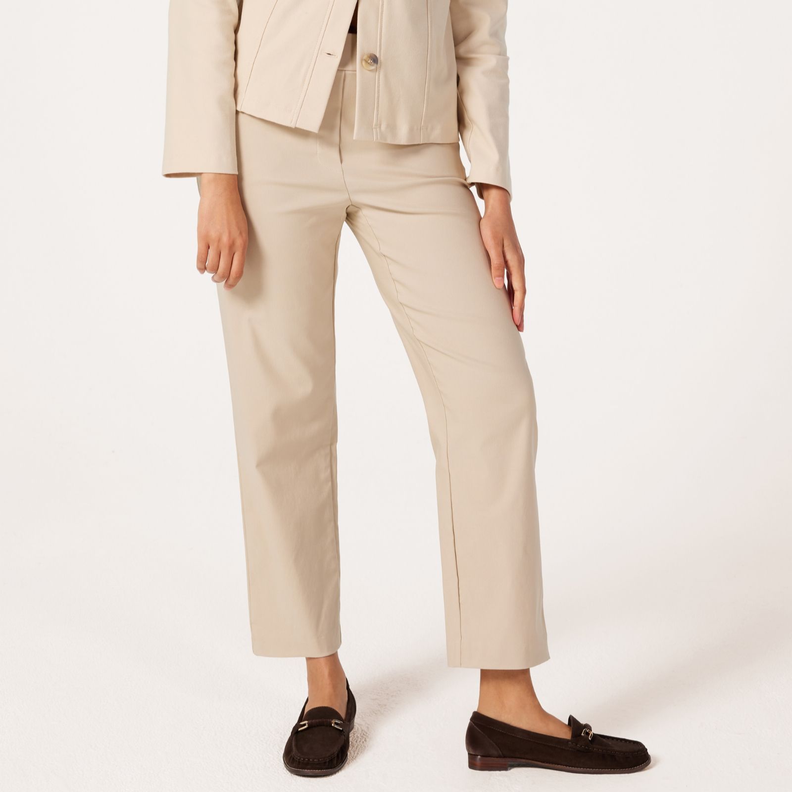 Kim & Co Soft Millenium Keri Ankle Length Petite Trousers