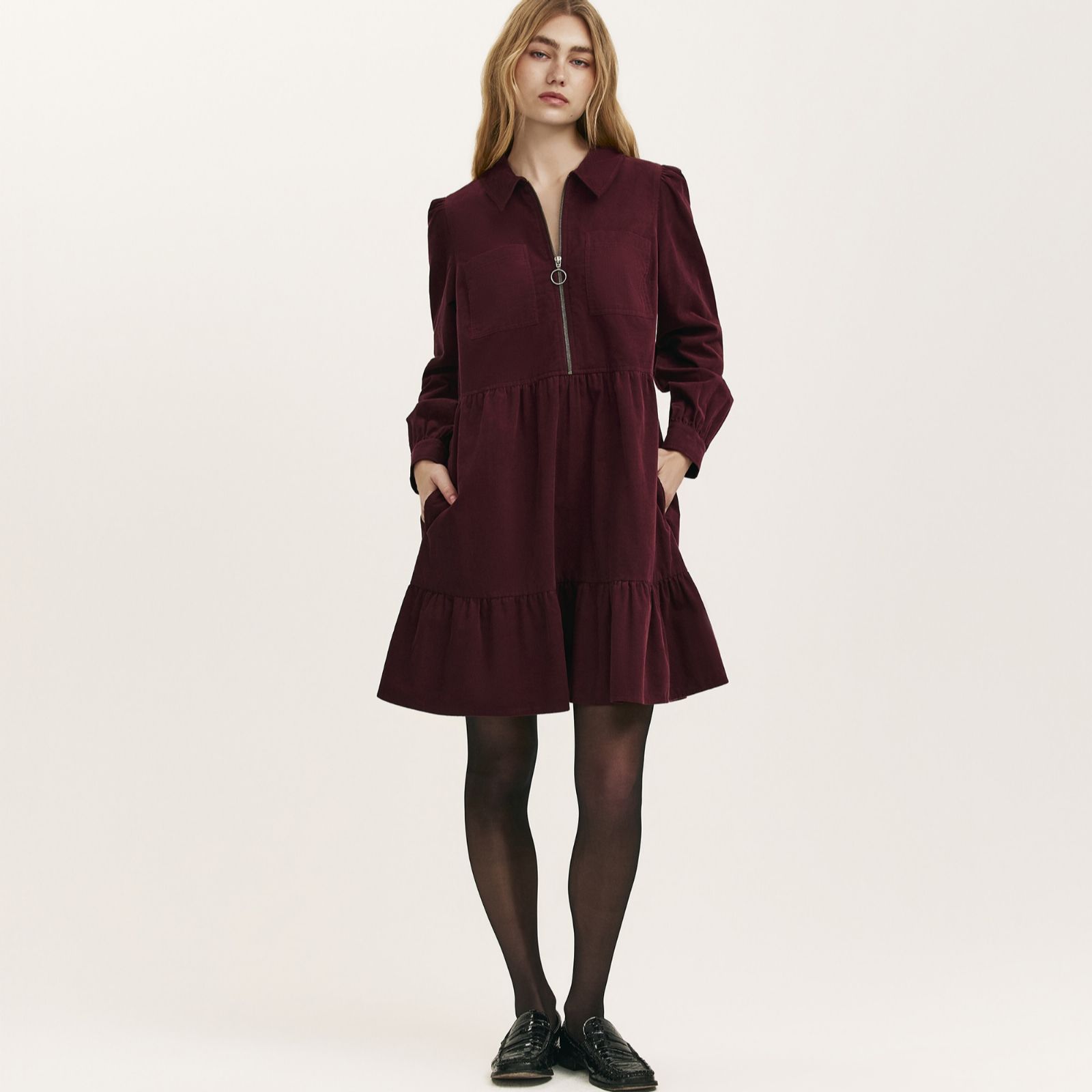 Finery London Erin Corduroy Dress
