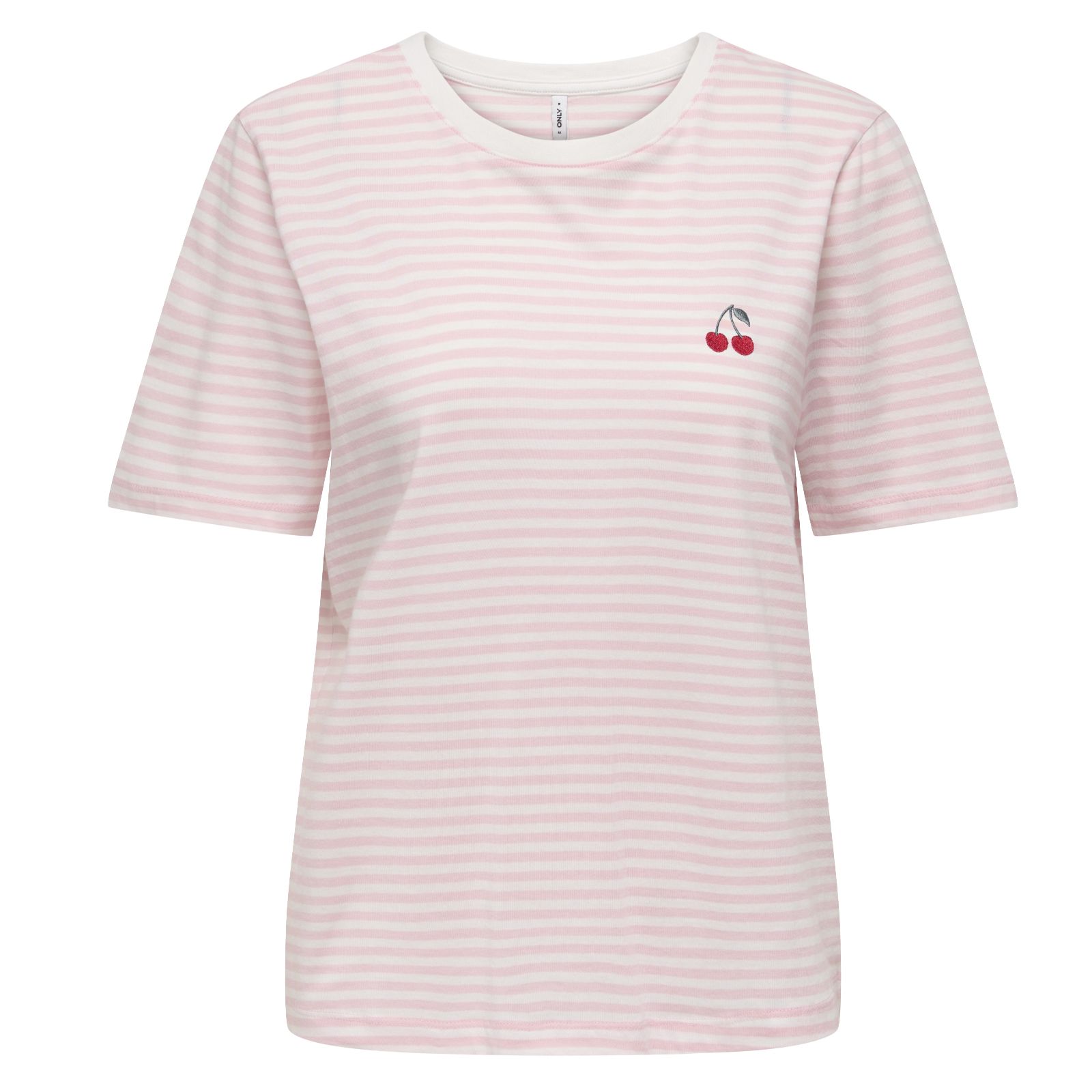 Only Happy Embroidered T-Shirt