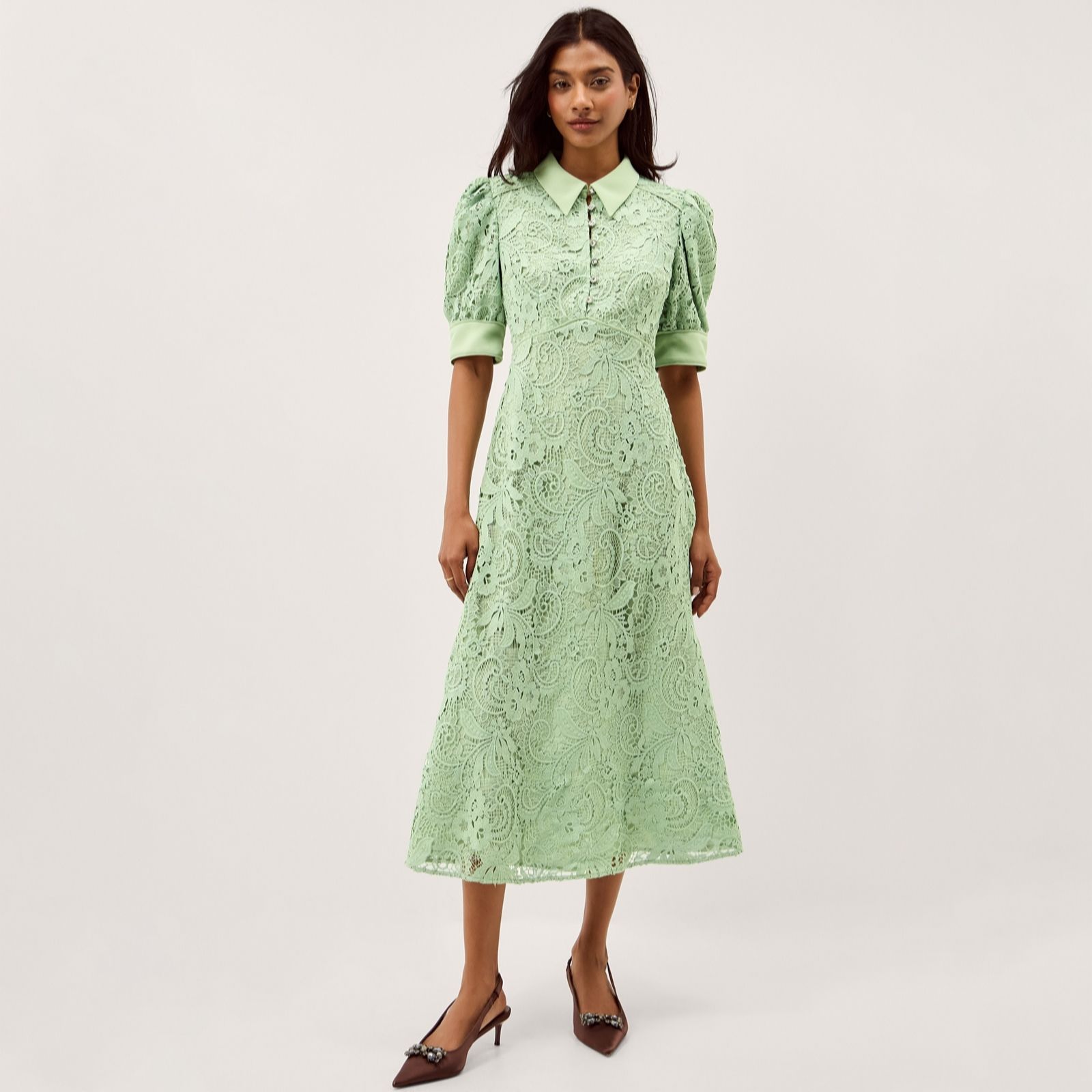 Monsoon Bridgette Lace Dress