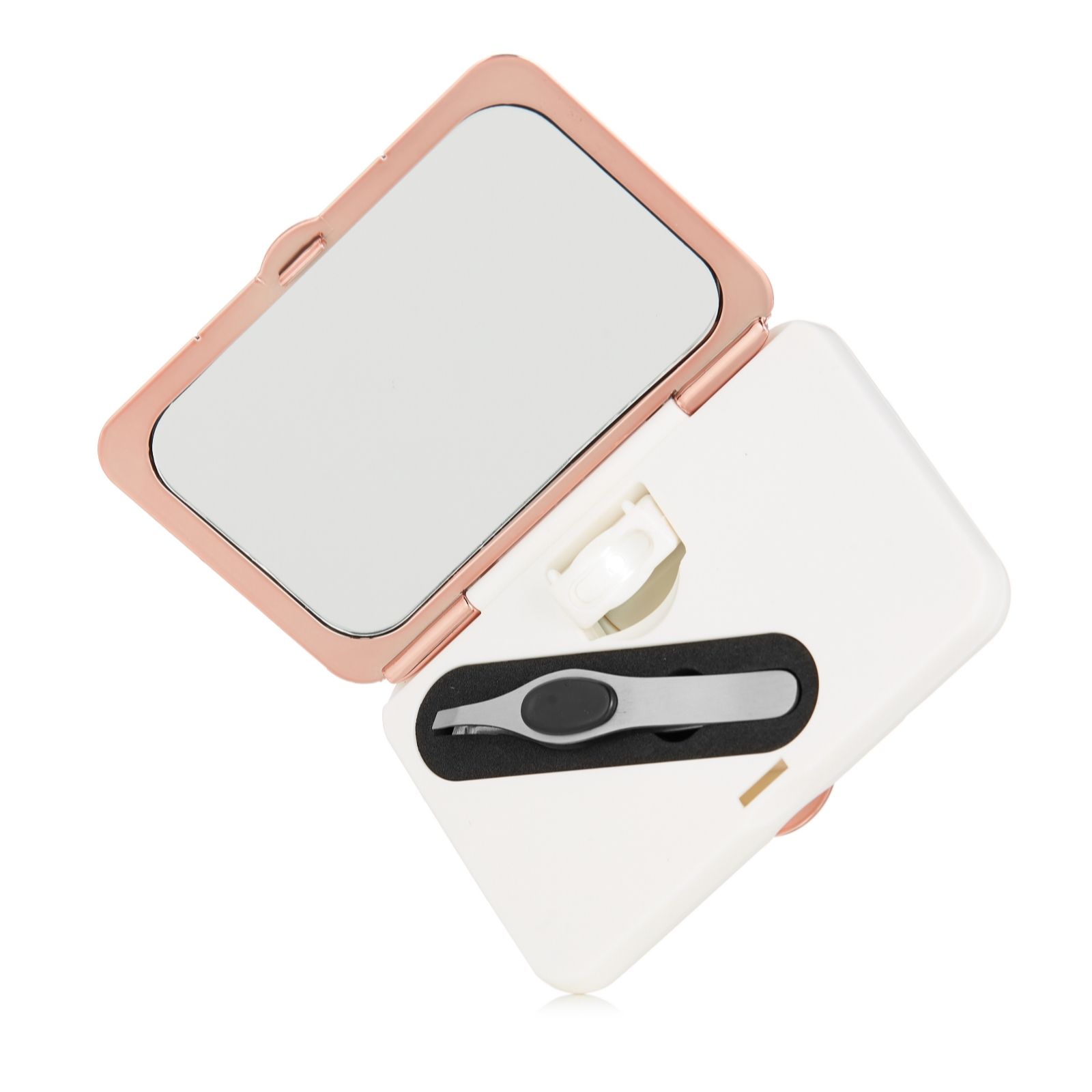 Simply Beauty Compact Dual Magnification Mirror With LED Light