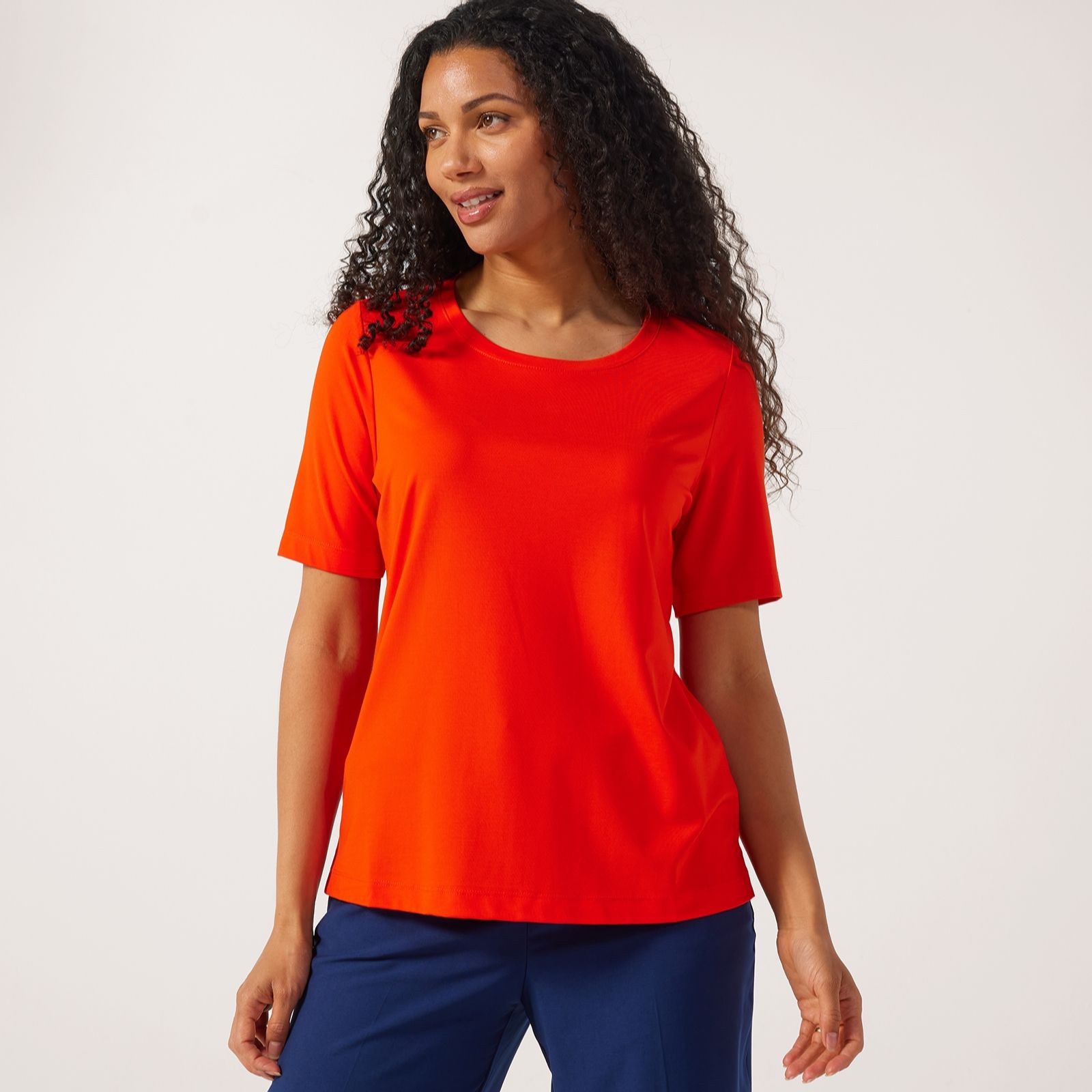 Ruth Langsford Smart Scoop Neck Jersey Top