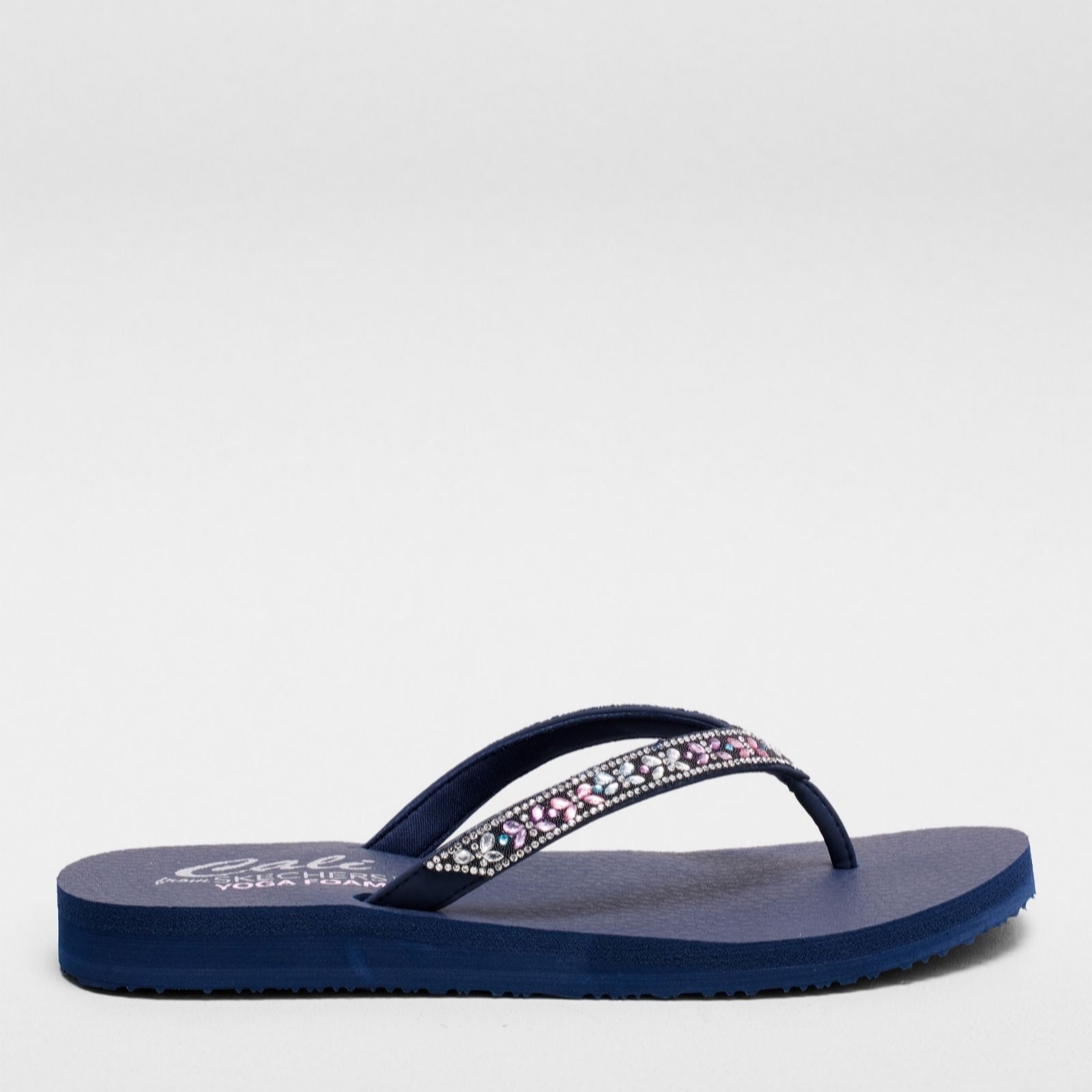 Outlet Skechers Meditation Butterfly Garden Toe Post Sandal