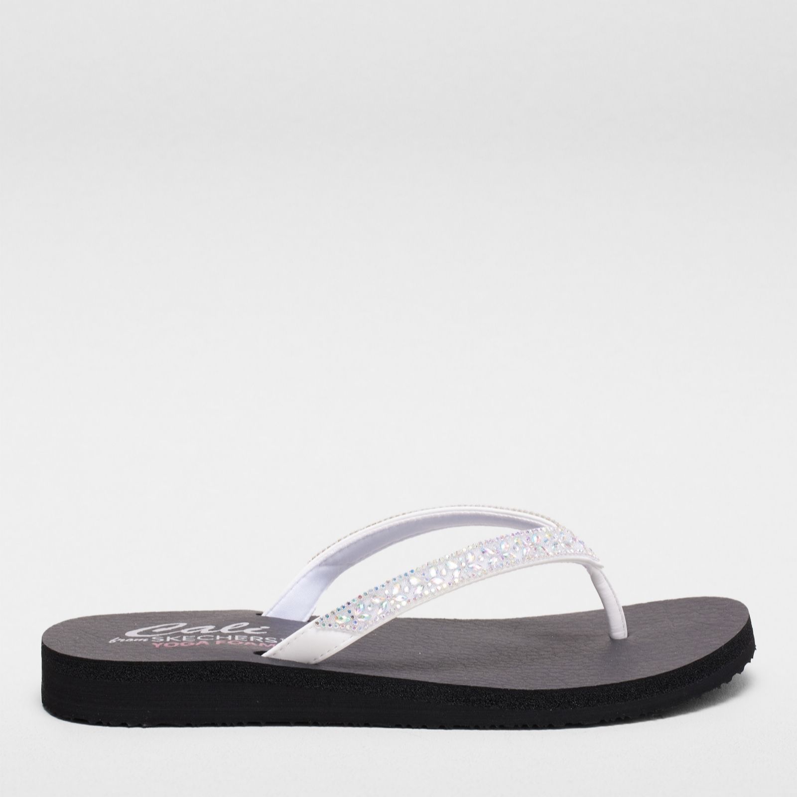 Outlet Skechers Meditation Butterfly Garden Toe Post Sandal