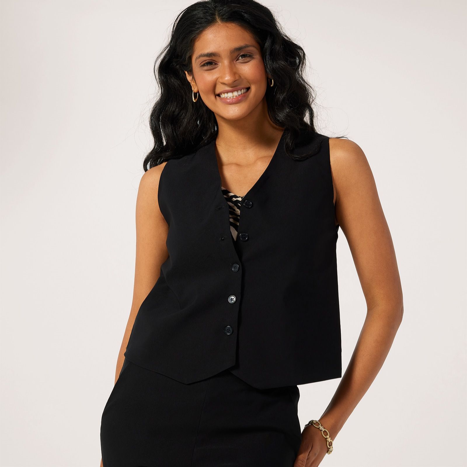 Kim & Co Soft Millenium Button Front Waistcoat