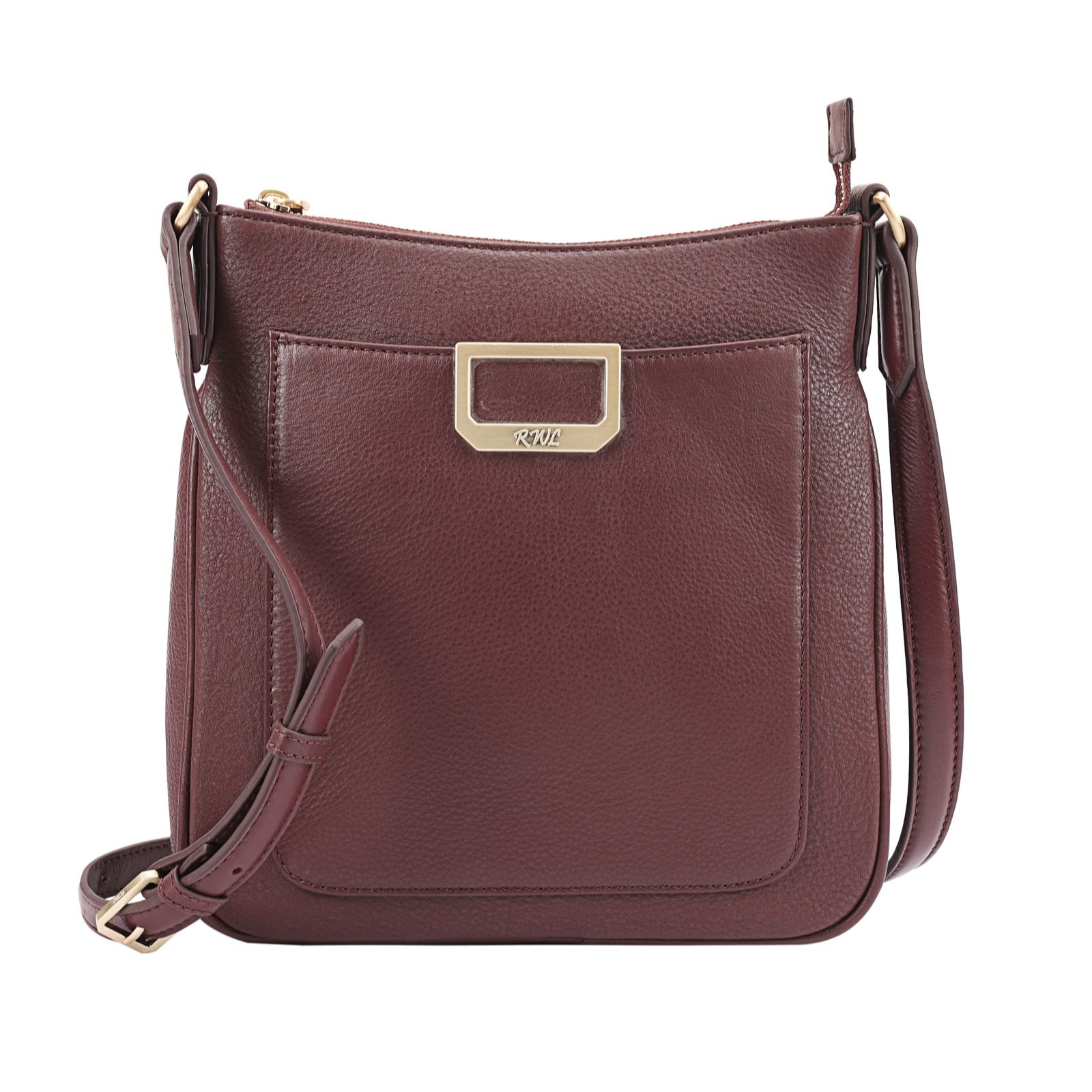 Ruth Langsford Leather Cross-Body Bag with Front Pocket