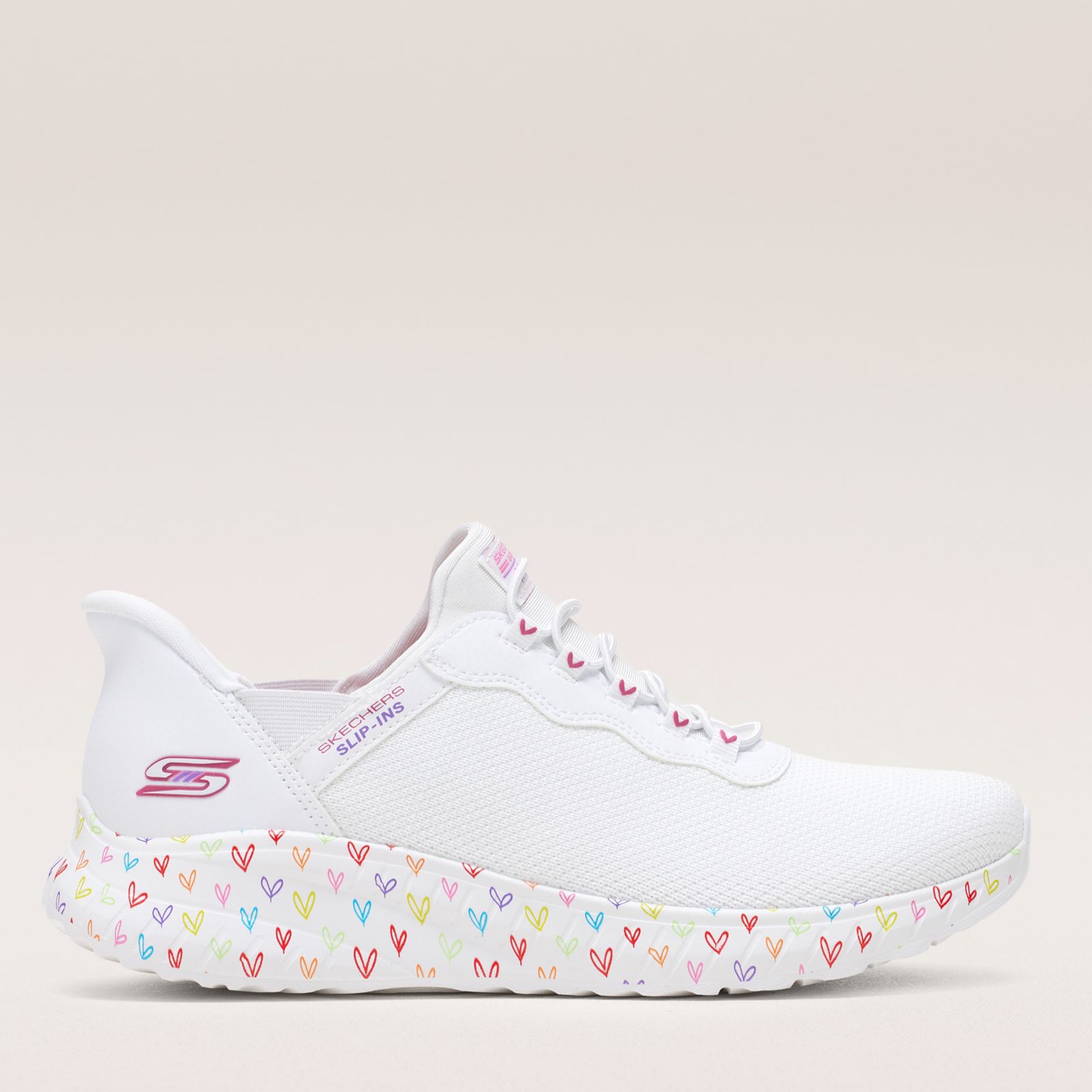 Skechers Bobs Squad Chaos Joy Glow Slip-Ins Trainers