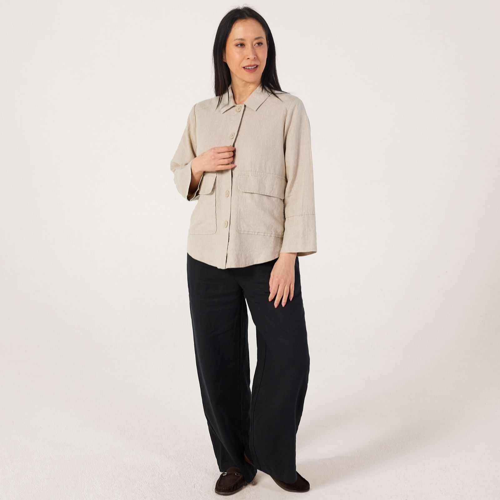 Masai Copenhagen Jurelle 100% Linen Jacket with Pockets