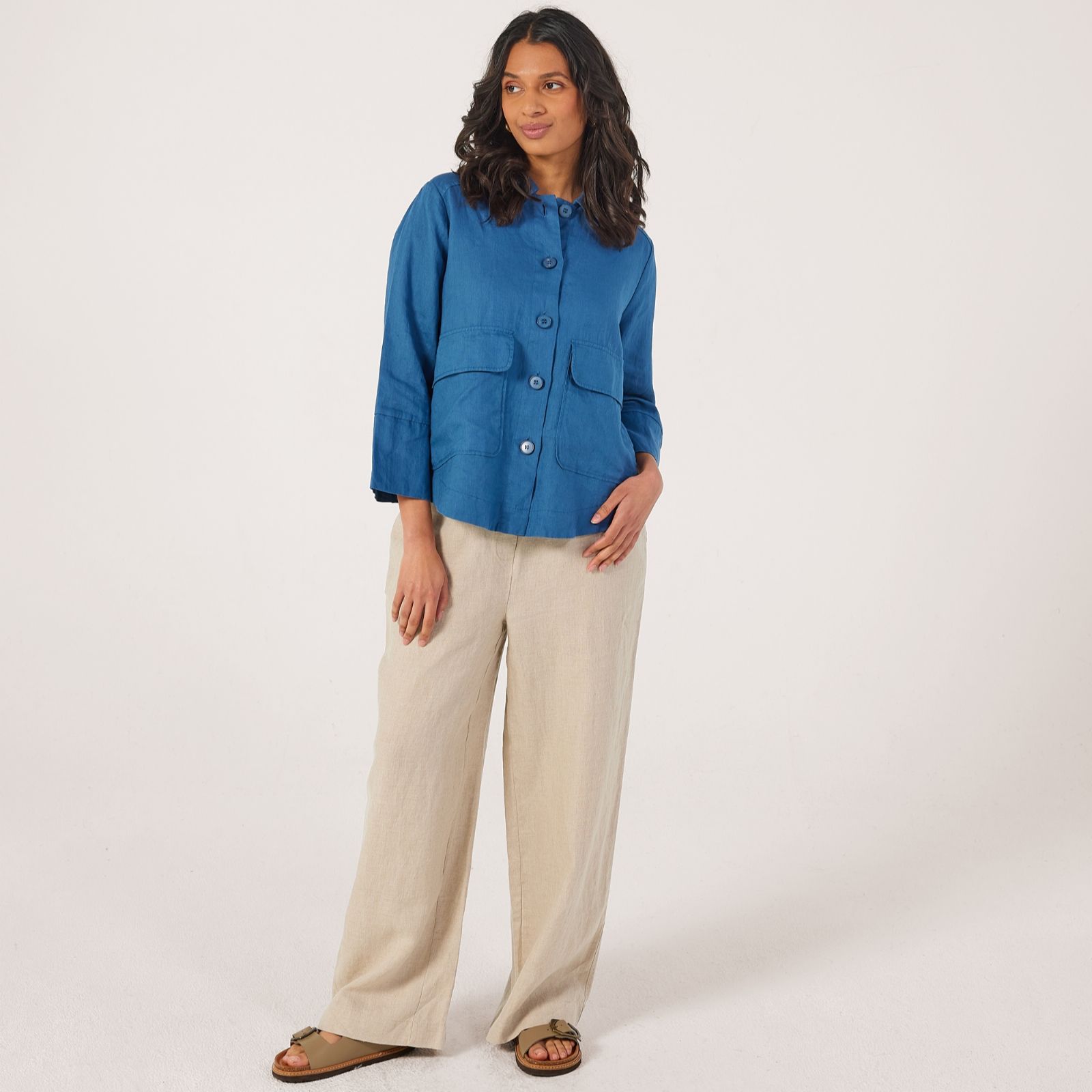 Masai Copenhagen Jurelle 100% Linen Jacket with Pockets