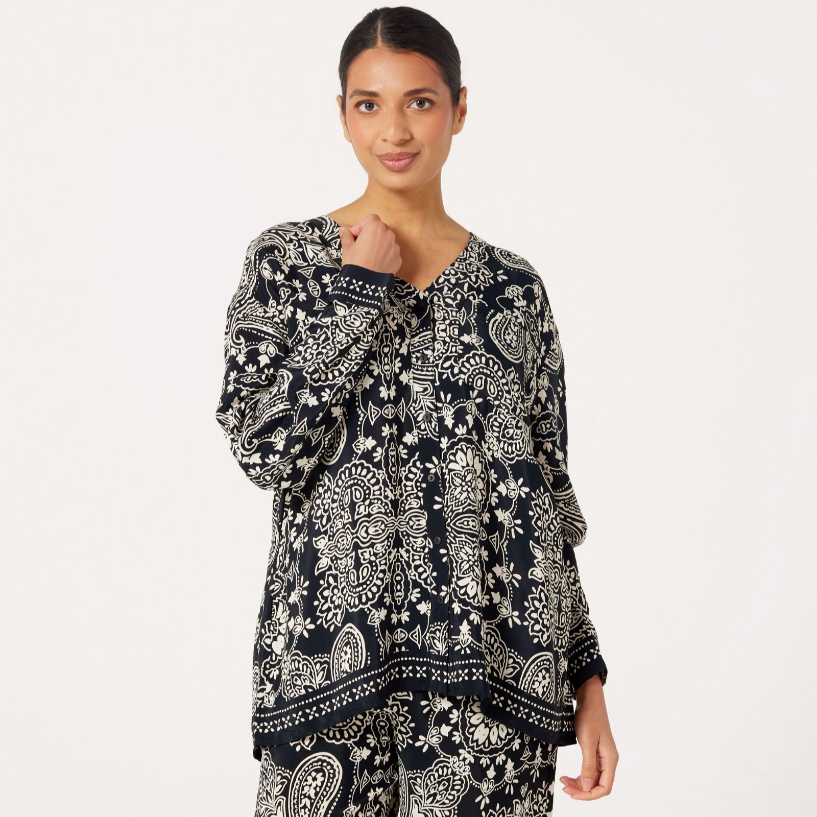 Only Emza Printed Long Shirt