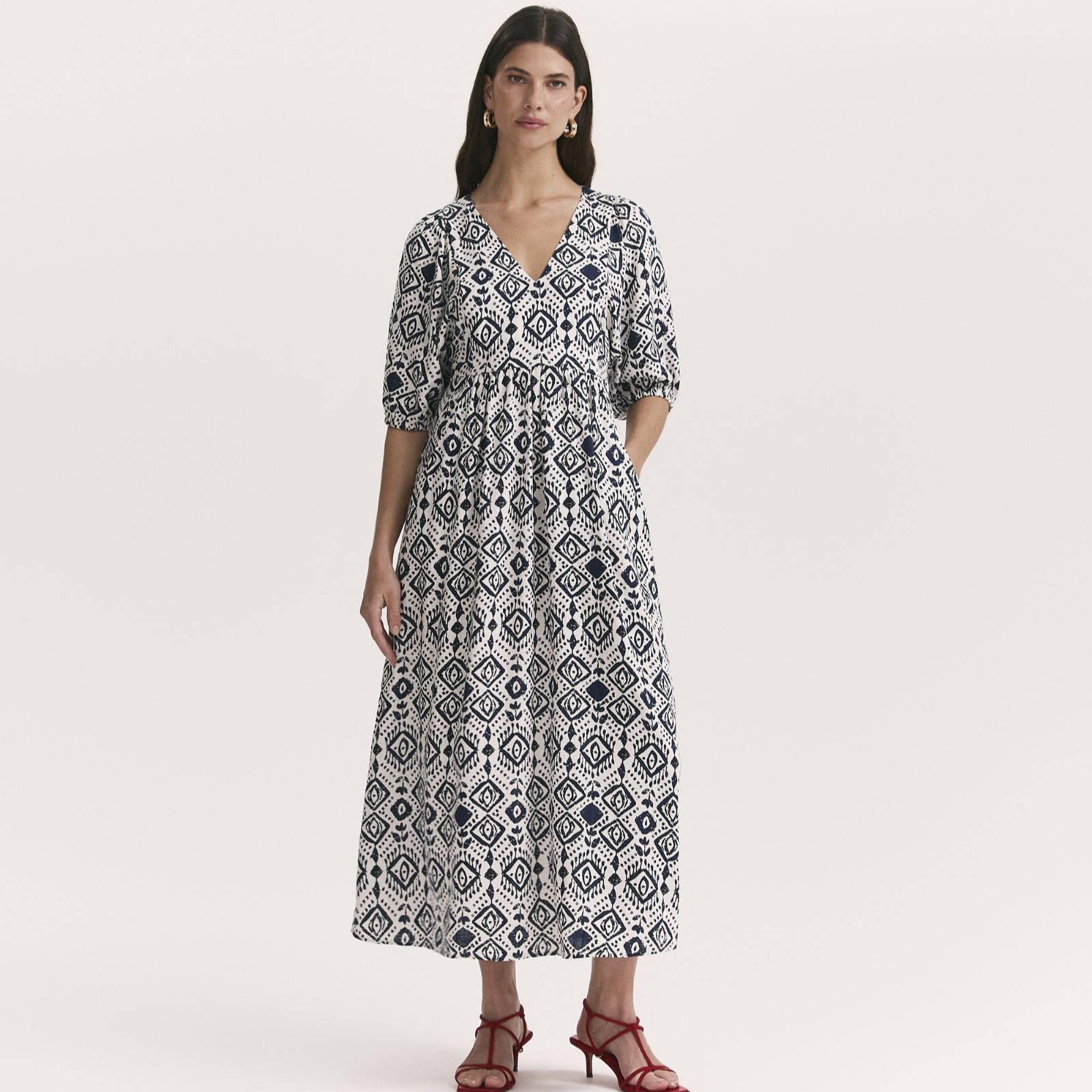 Finery London Katie Print Maxi Dress