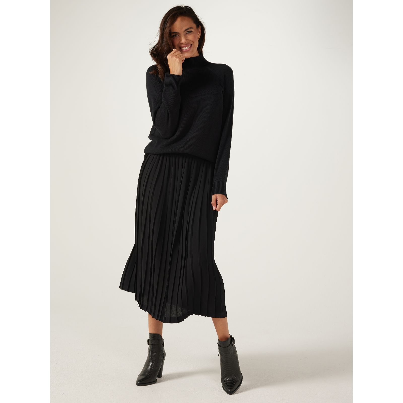 Helene Berman Pleated Skirt QVC UK